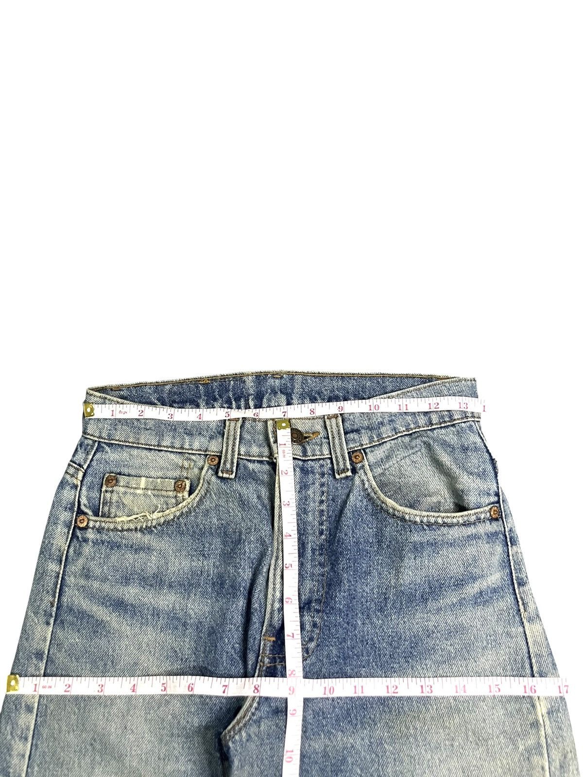 Levi's Vintage 90s Levis 505 Mud Wash Distressed Jeans Size US 28 / EU 44 - 6 Thumbnail