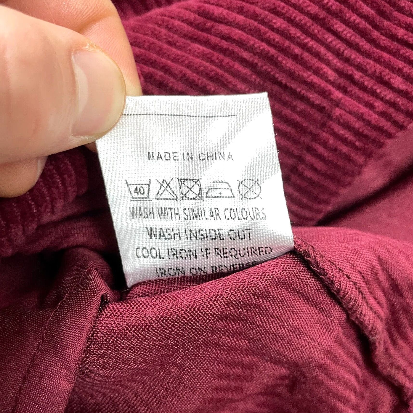 Cider Cider Brand Corduroy Skirt Mini Down Button Belted Red W30 Medium NWOT New Womens Size 32" / US 10 / IT 46 - 6 Thumbnail