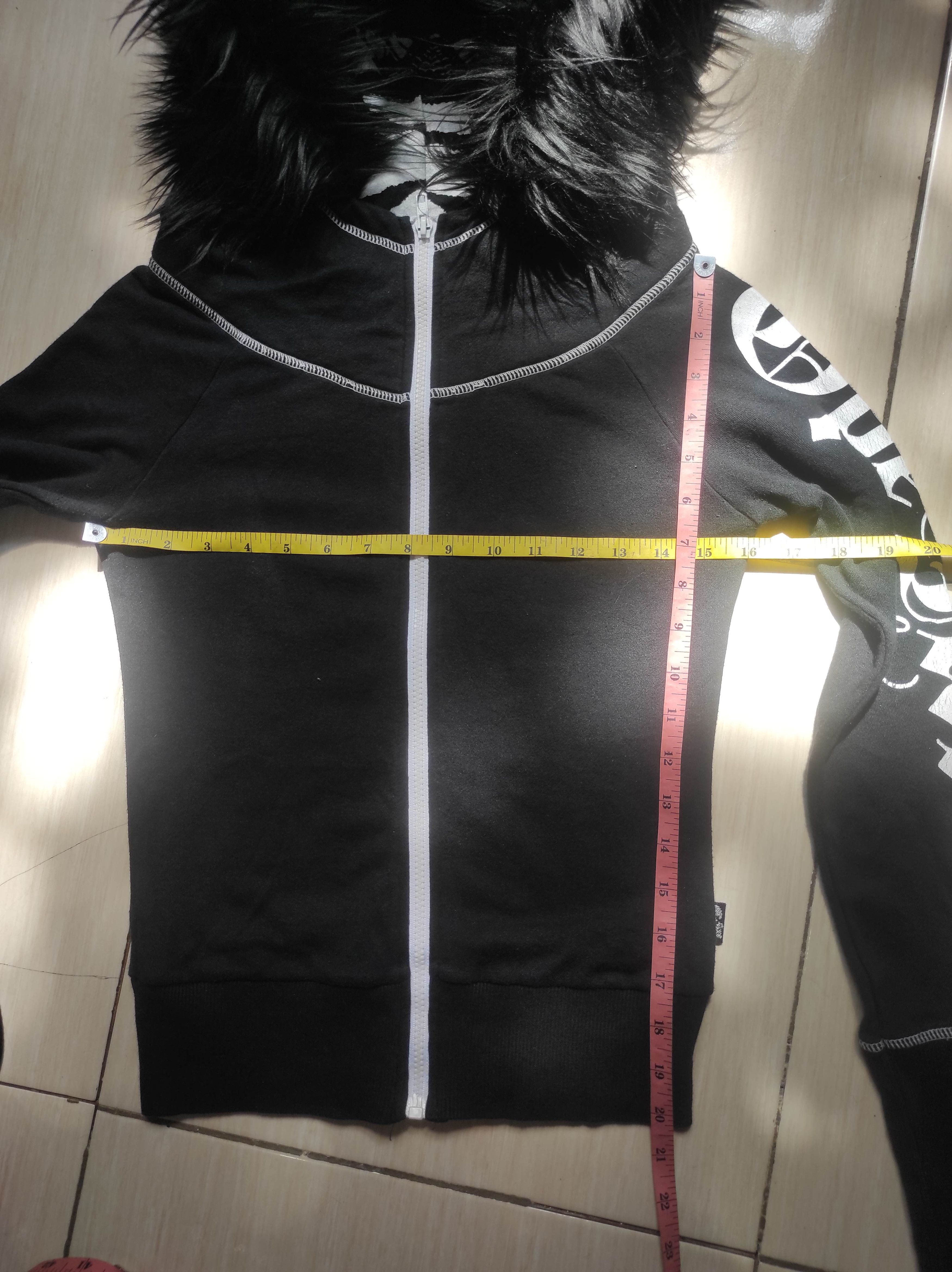 14th Addiction Open Mine Skull Zipper Fur Hoodie LGB IfSixWasNine style Size US XXS / EU 40 - 17 Thumbnail