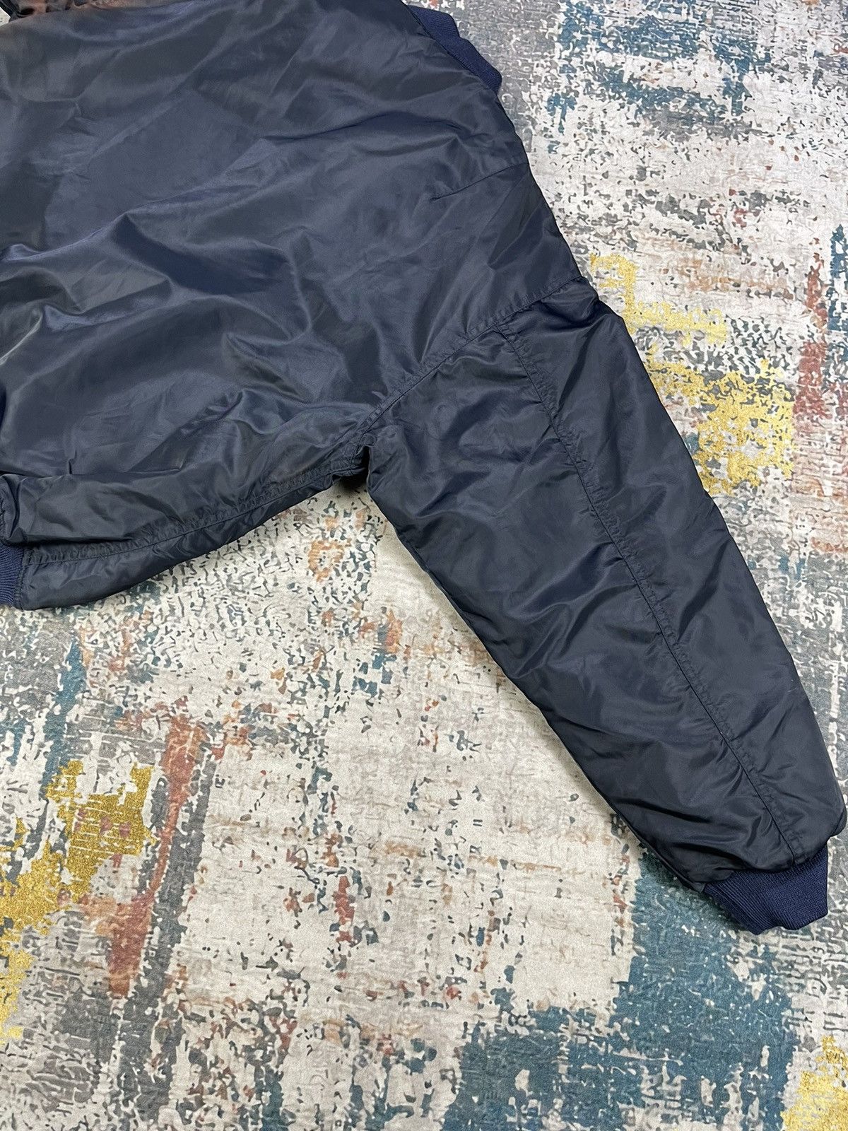 Japanese Brand VINTAGE SUNTORY BOSS REVERSIBLE BOMBERS JACKET Size US XL / EU 56 / 4 - 10 Thumbnail