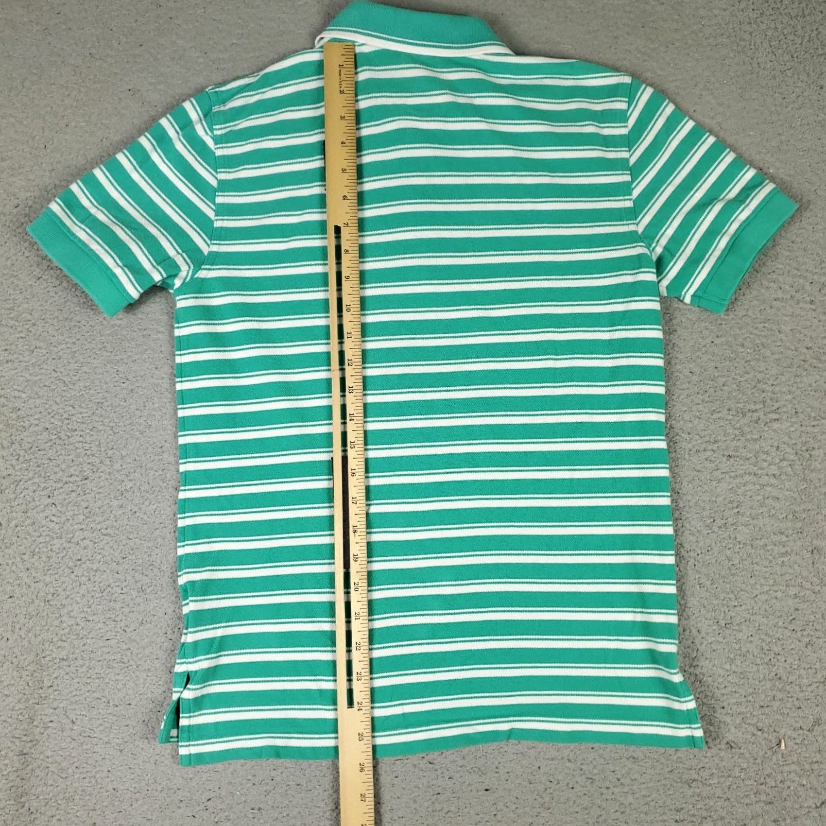 Brooks Brothers Brooks Brothers Polo Shirt Mens S Green Striped Short Sleeve Polo Shirt Slim Fit Button Collar Classic Preppy Wide 1 Size US S / EU 44-46 / 1 - 3 Thumbnail