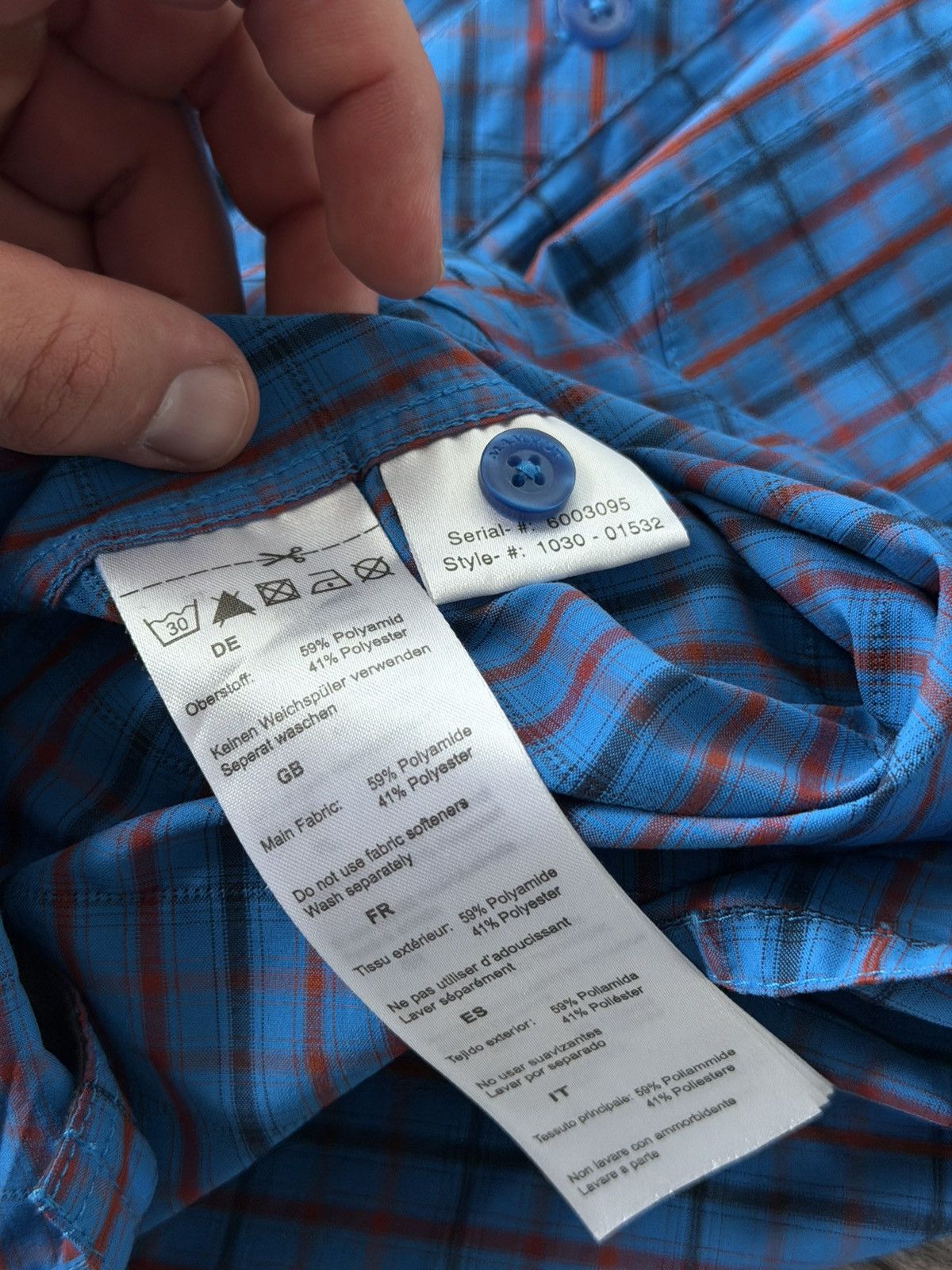 Mammut Mammut Short Sleeve Gorpcore Button Up Shirt Size US XL / EU 56 / 4 - 18 Thumbnail