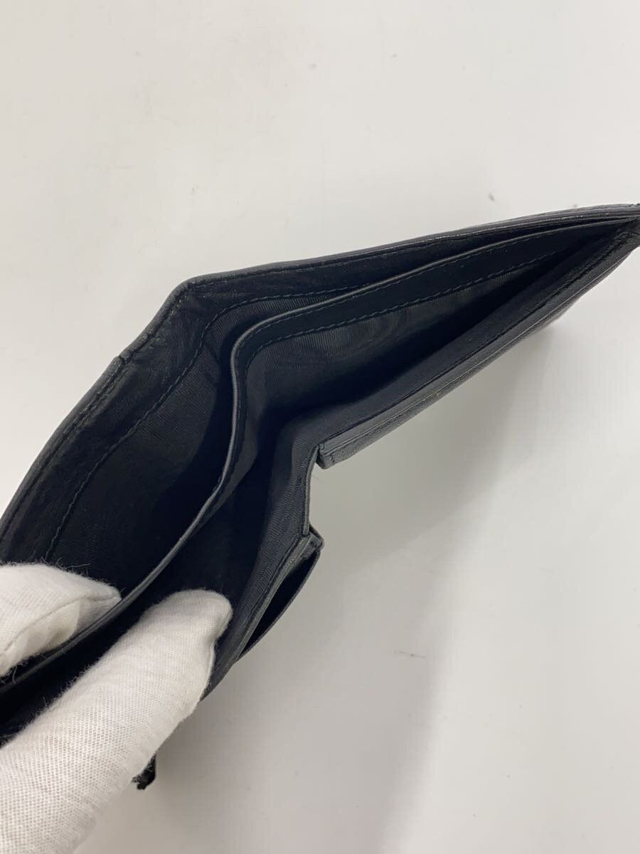 Balenciaga Balenciaga Leather Bi-Fold Wallet Black Size ONE SIZE - 6 Thumbnail