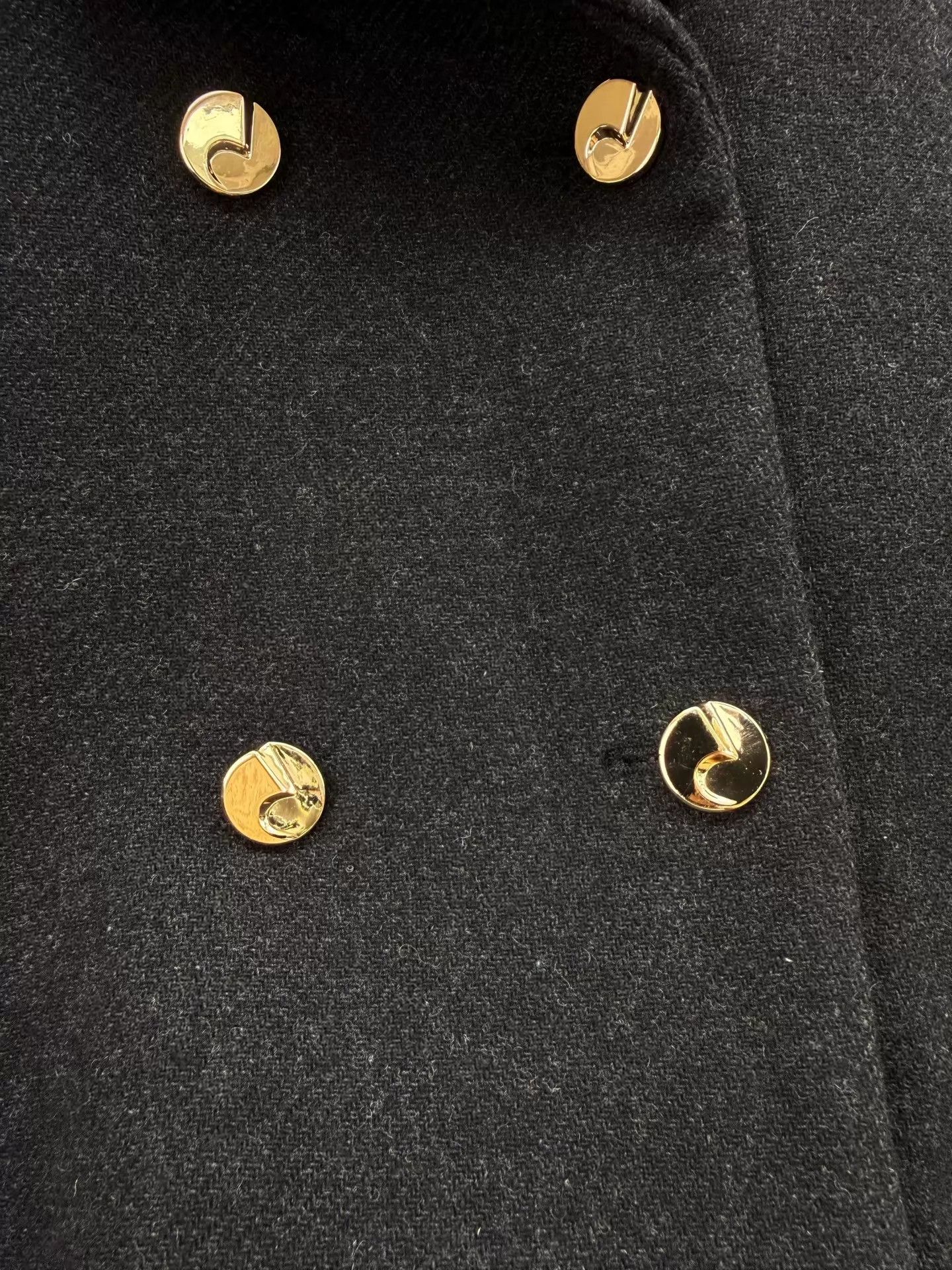 Other Marius Authentic Double-Breasted Wool L Coat NWOT Size L / US 10 / IT 46 - 4 Thumbnail