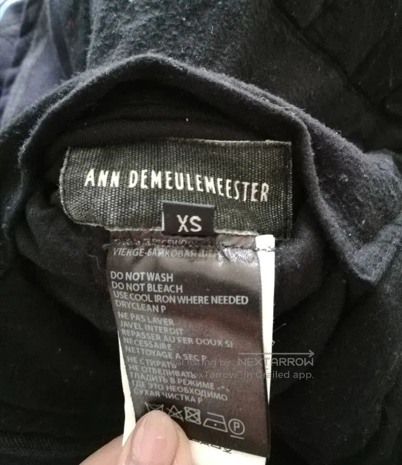 Ann Demeulemeester Ann Demeulemeester Cotton Coat XS. Size US XS / EU 42 / 0 - 6 Thumbnail
