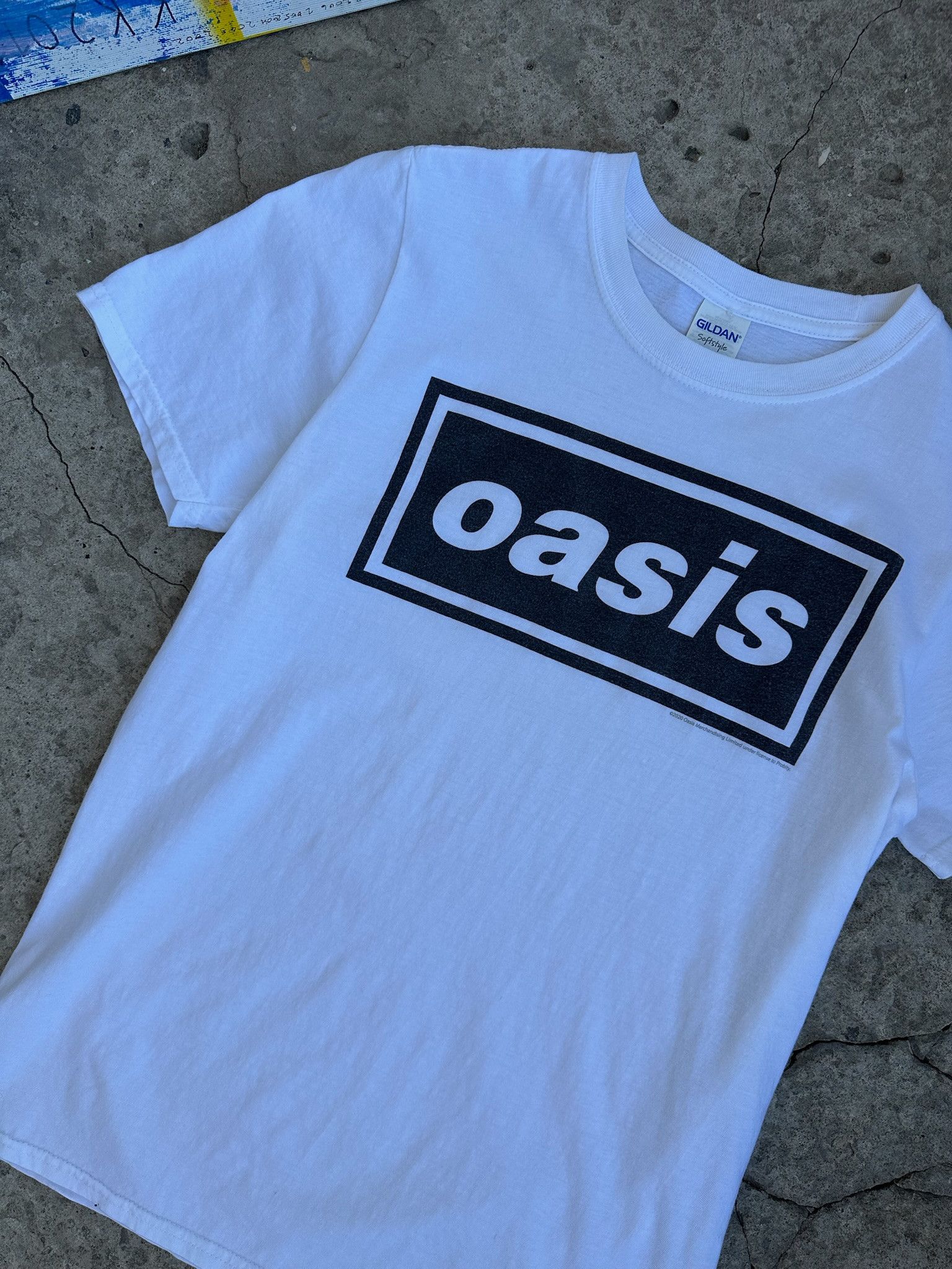 Band Tees Vintage OASIS BOX LOGO BAND BRITPOP T-shirt Size US S / EU 44-46 / 1 - 5 Thumbnail