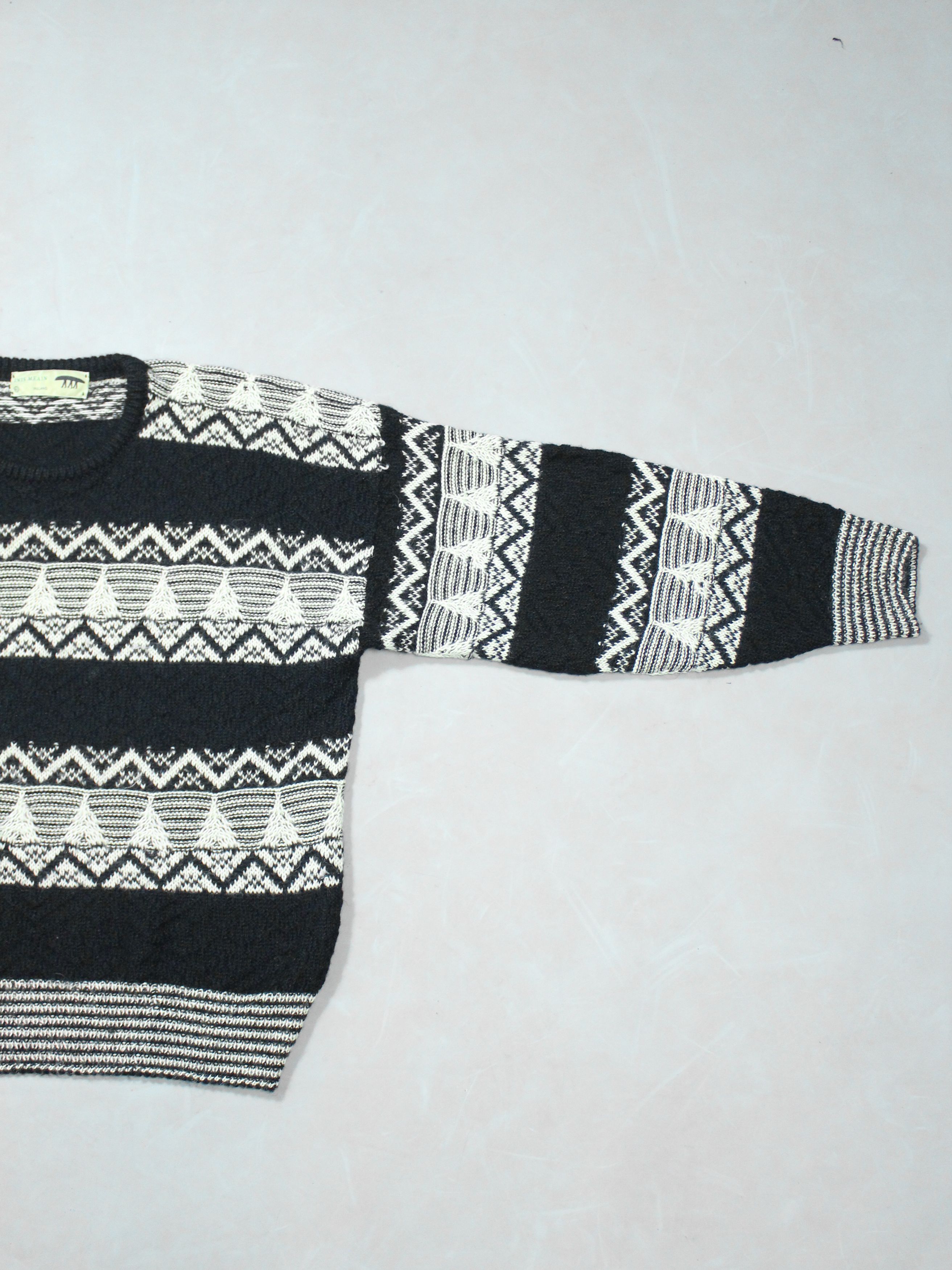Inis Meain INIS MEAIN ALPACA WOOL KNIT SWEATER Size US L / EU 52-54 / 3 - 8 Thumbnail