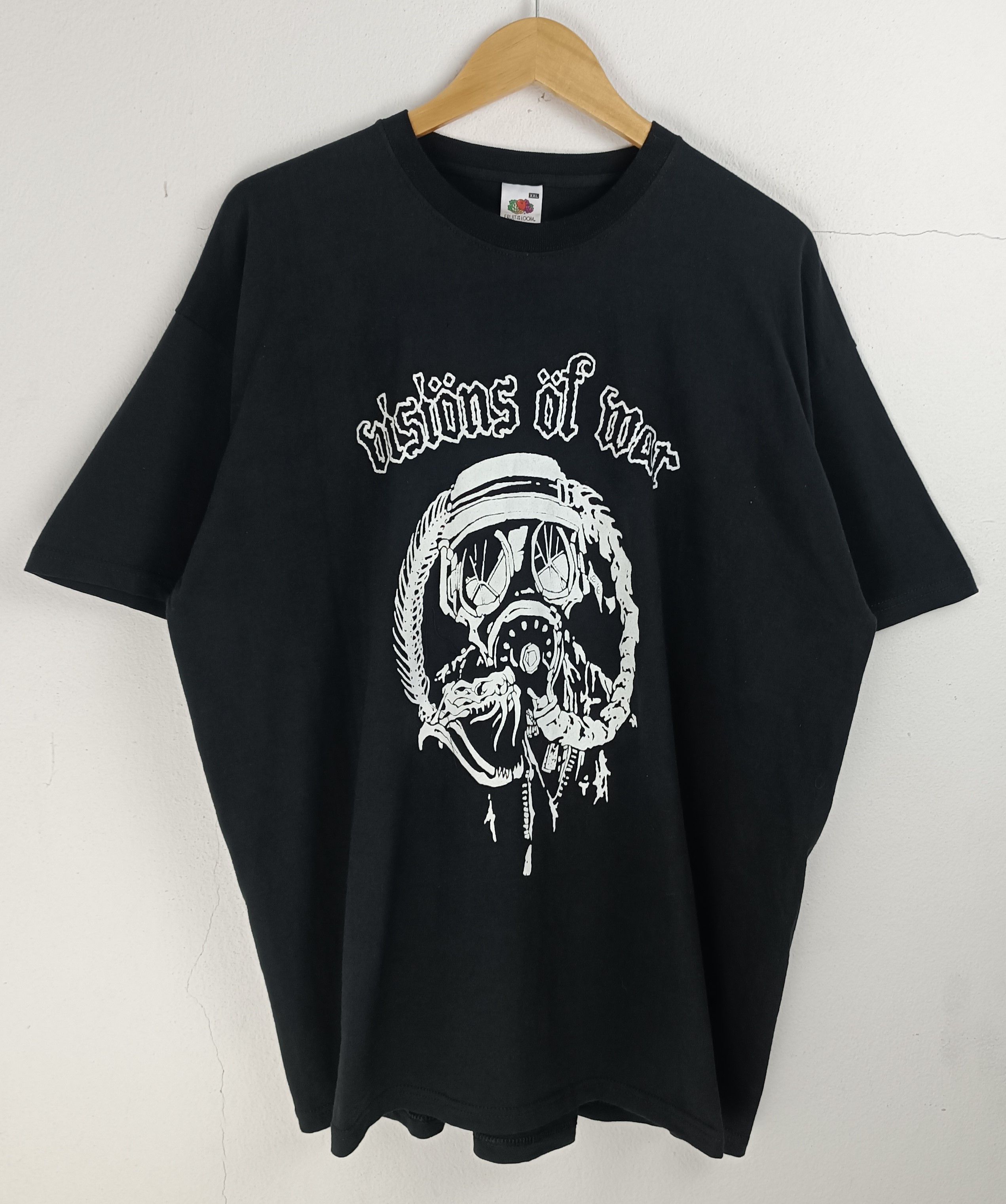 Band Tees VINTAGE VISIONS OF WAR CRUST CORE PUNK METAL TEE Size US XL / EU 56 / 4 - 3 Thumbnail