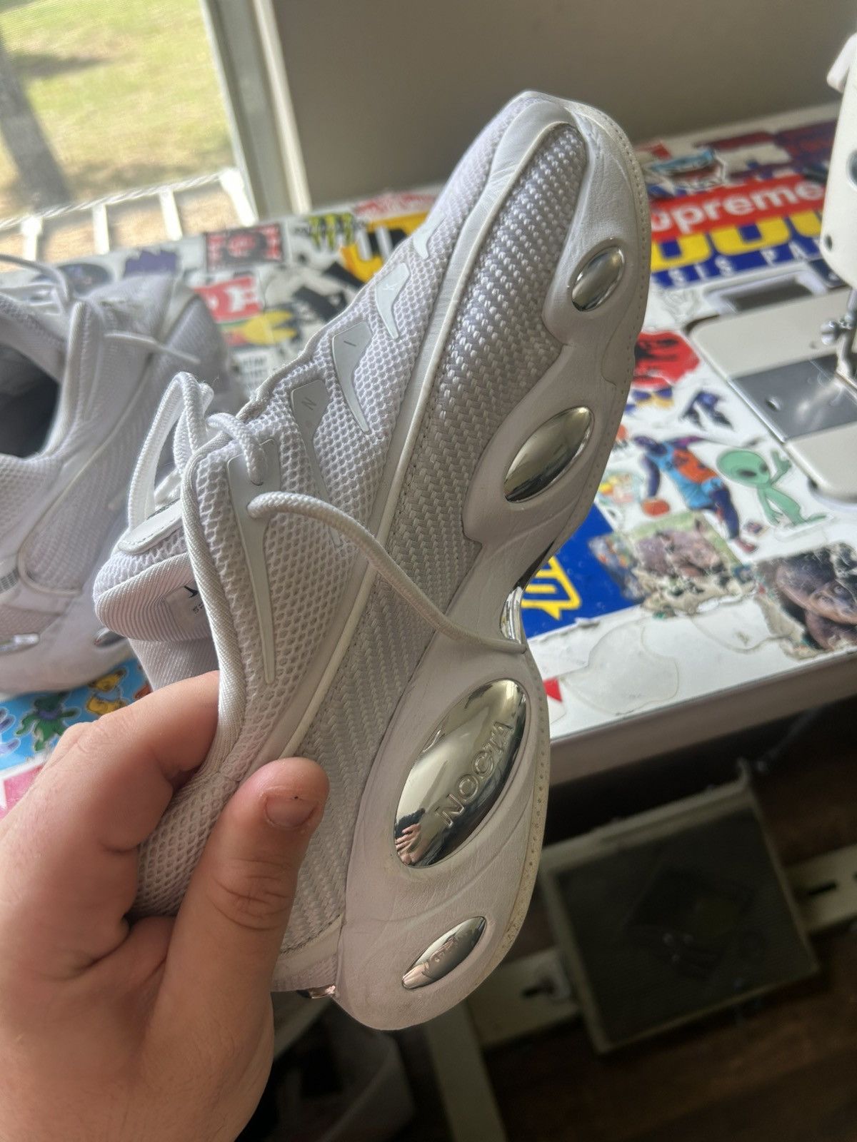 NOCTA × Nike Nike nocta chrome air glide 1 in triple white Size US 11 / EU 44 - 8 Thumbnail
