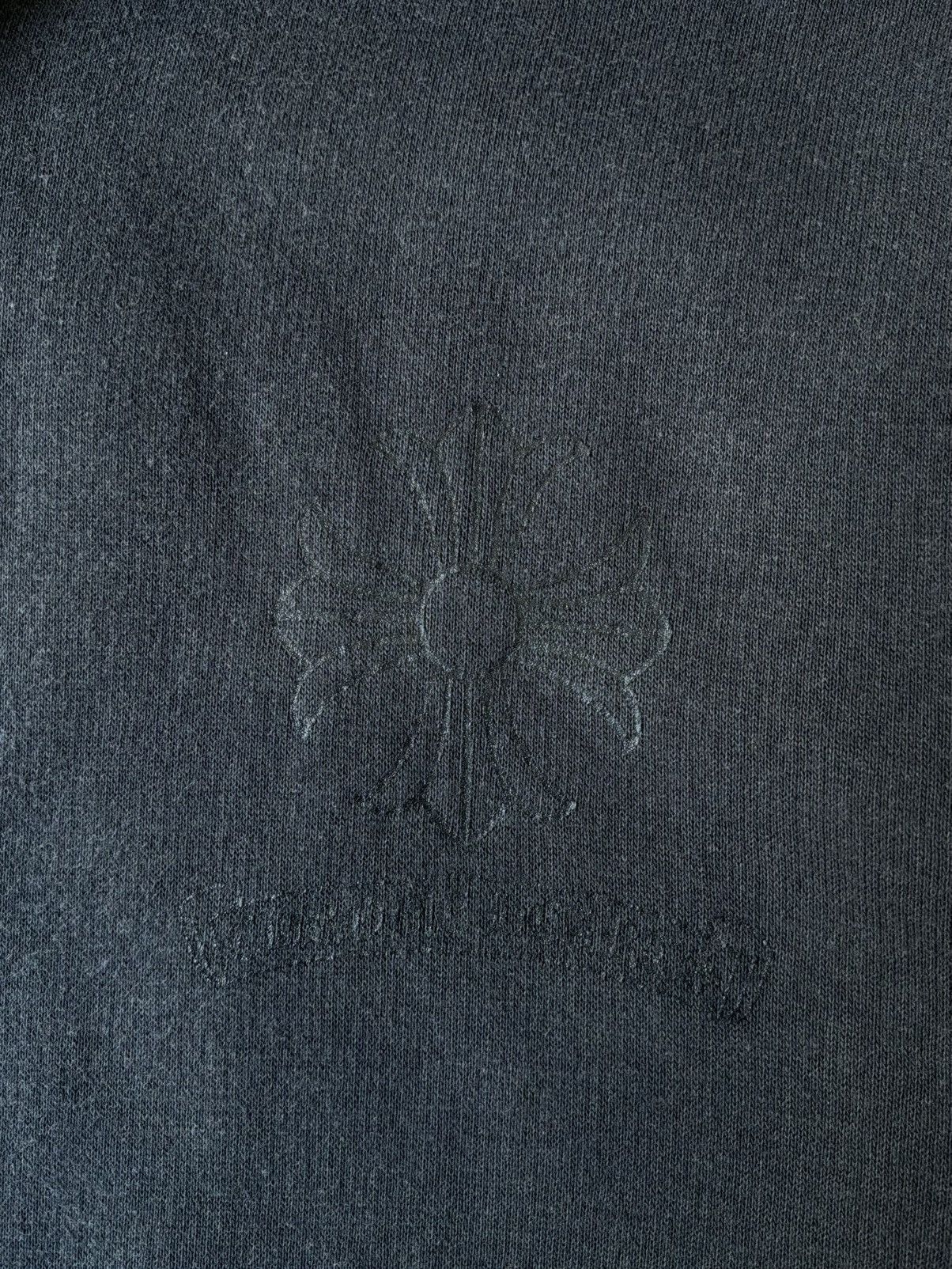 Chrome Hearts 2000s Chrome Hearts - Tonal Cross Thermal Zip Hoodie Size US M / EU 48-50 / 2 - 8 Thumbnail