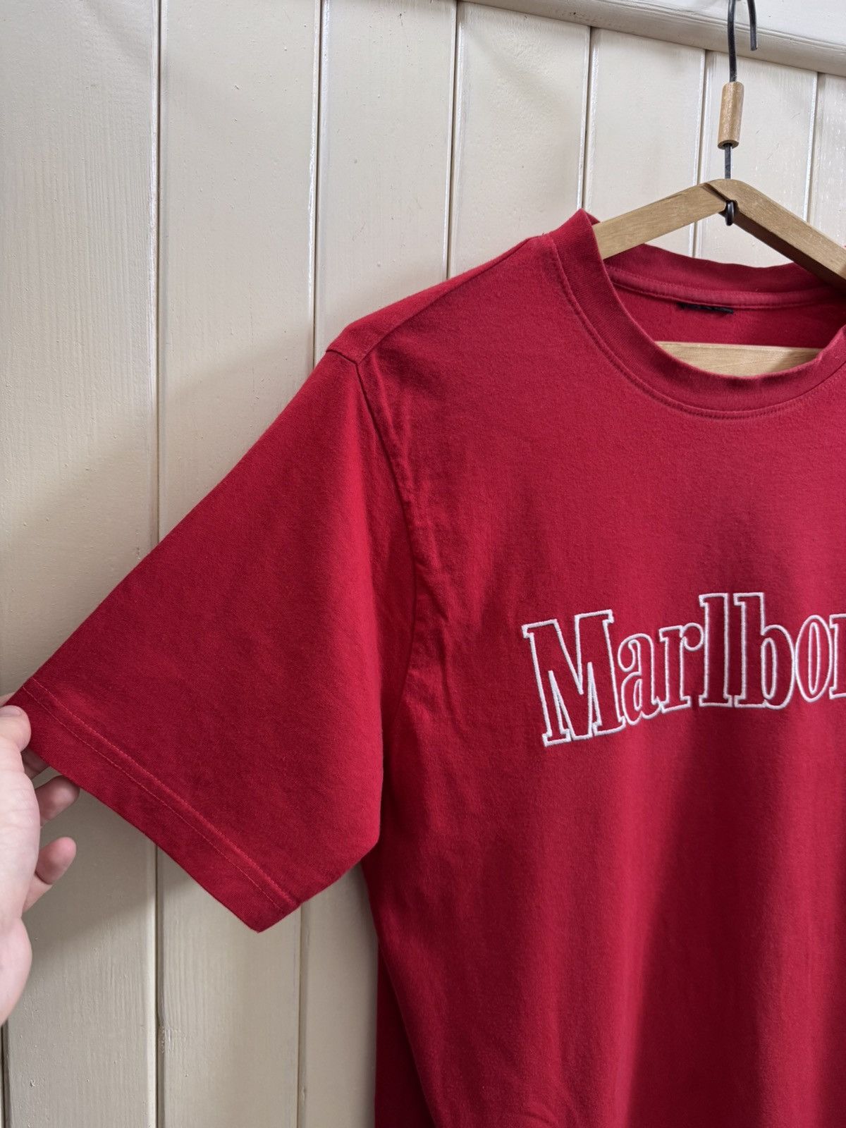 Marlboro × Vintage Marlboro vintage tee big logo t-shirt Size US XL / EU 56 / 4 - 2 Thumbnail