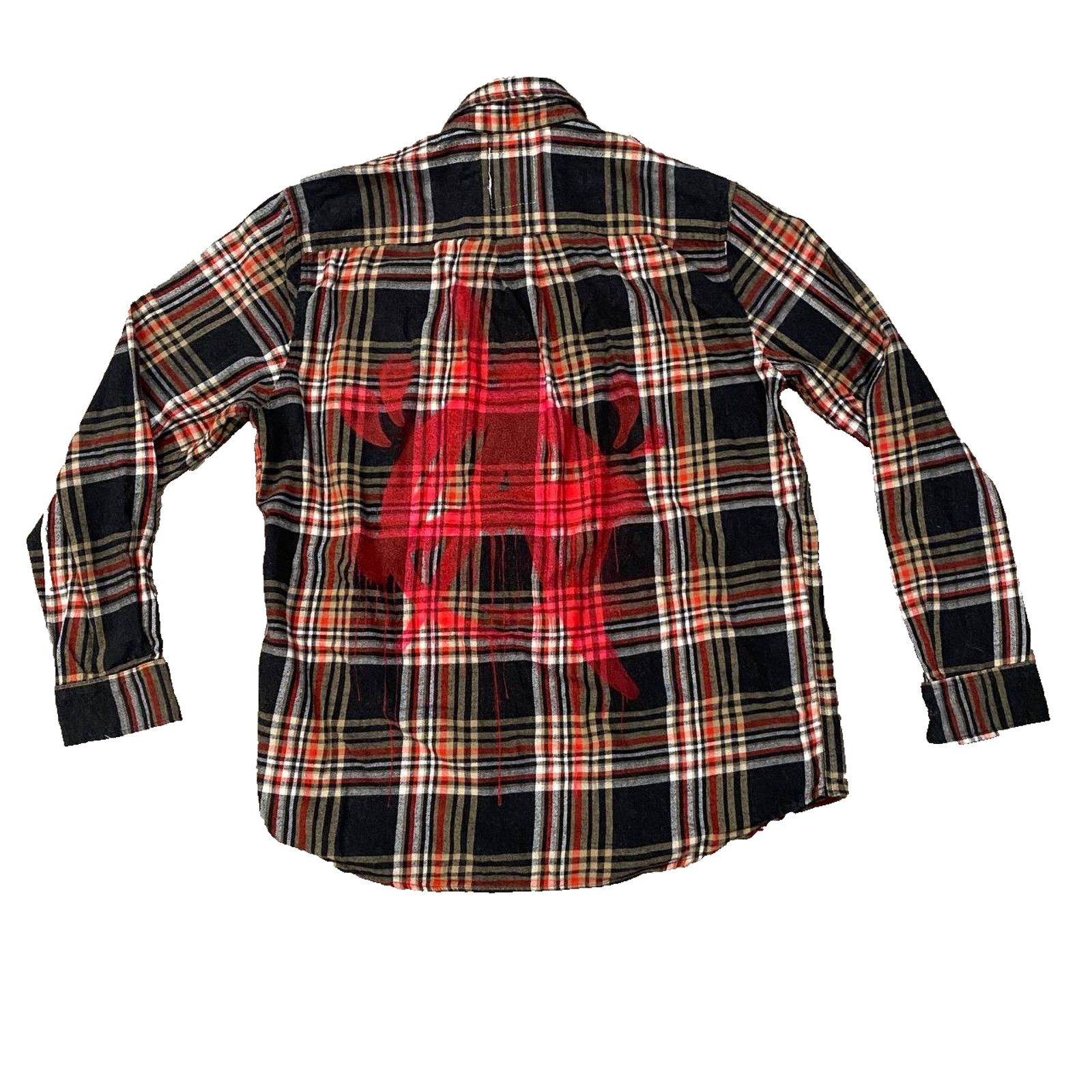 Other PUNK ® LA Anarchy Brown Plaid Flannel Grunge Brown sz L Size US L / EU 52-54 / 3 - 1 Thumbnail