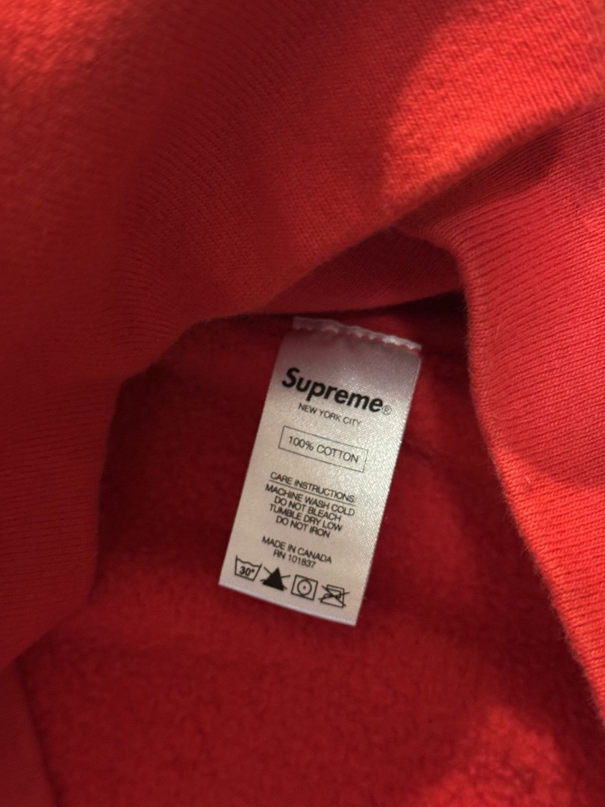 Supreme Supreme FW16 Red Rose hooded sweatshirt Size US L / EU 52-54 / 3 - 4 Thumbnail