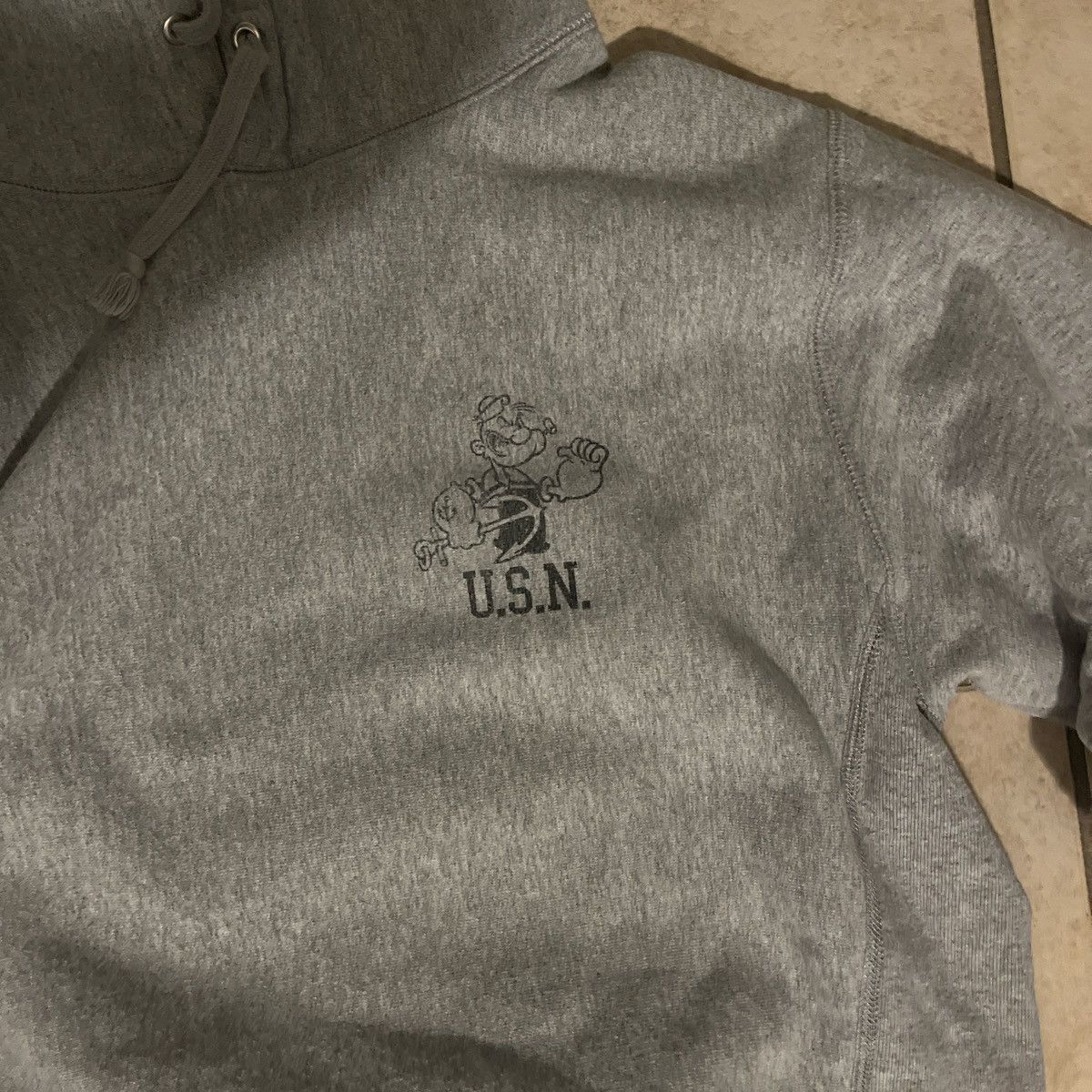 Supreme 2010 grey supreme x pop eye collab hoodie rare Size US M / EU 48-50 / 2 - 2 Thumbnail
