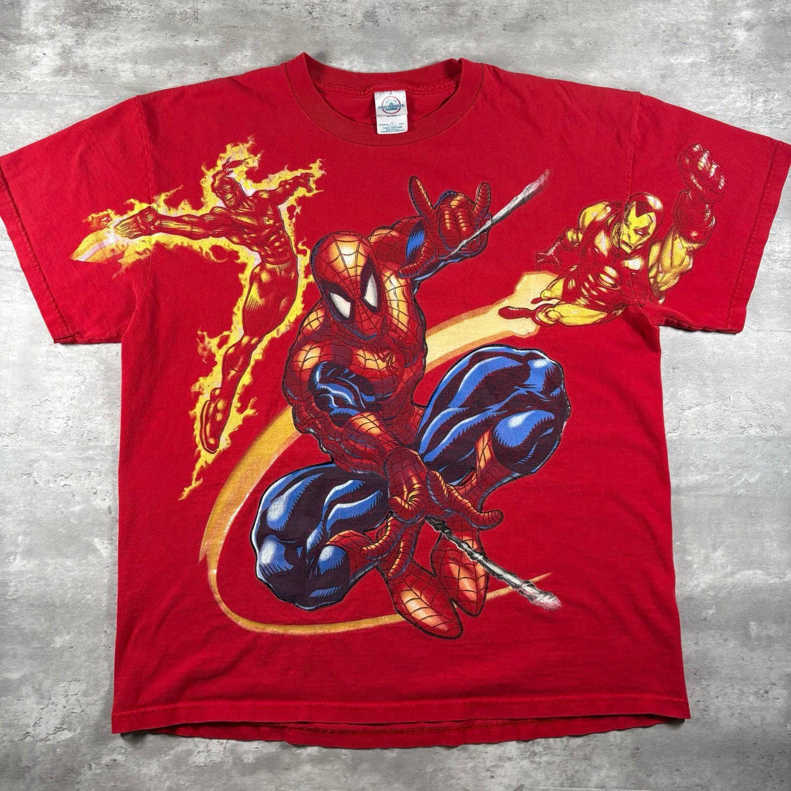 Mad Engine Vintage Marvel Superhero AOP tee Size US L / EU 52-54 / 3 - 9 Thumbnail