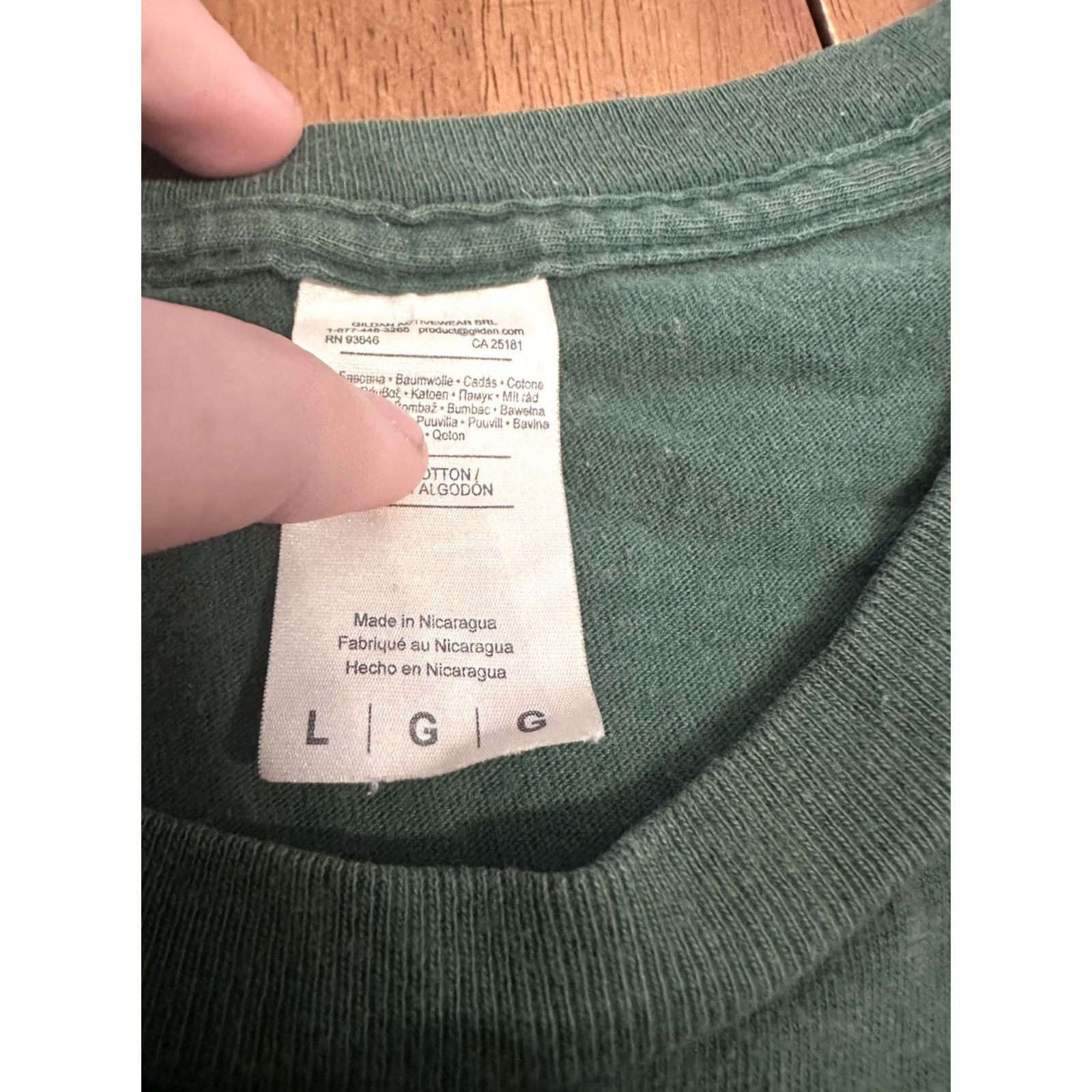 Half Evil Half Evil We’re Watching T Shirt Large Green Size US L / EU 52-54 / 3 - 2 Thumbnail