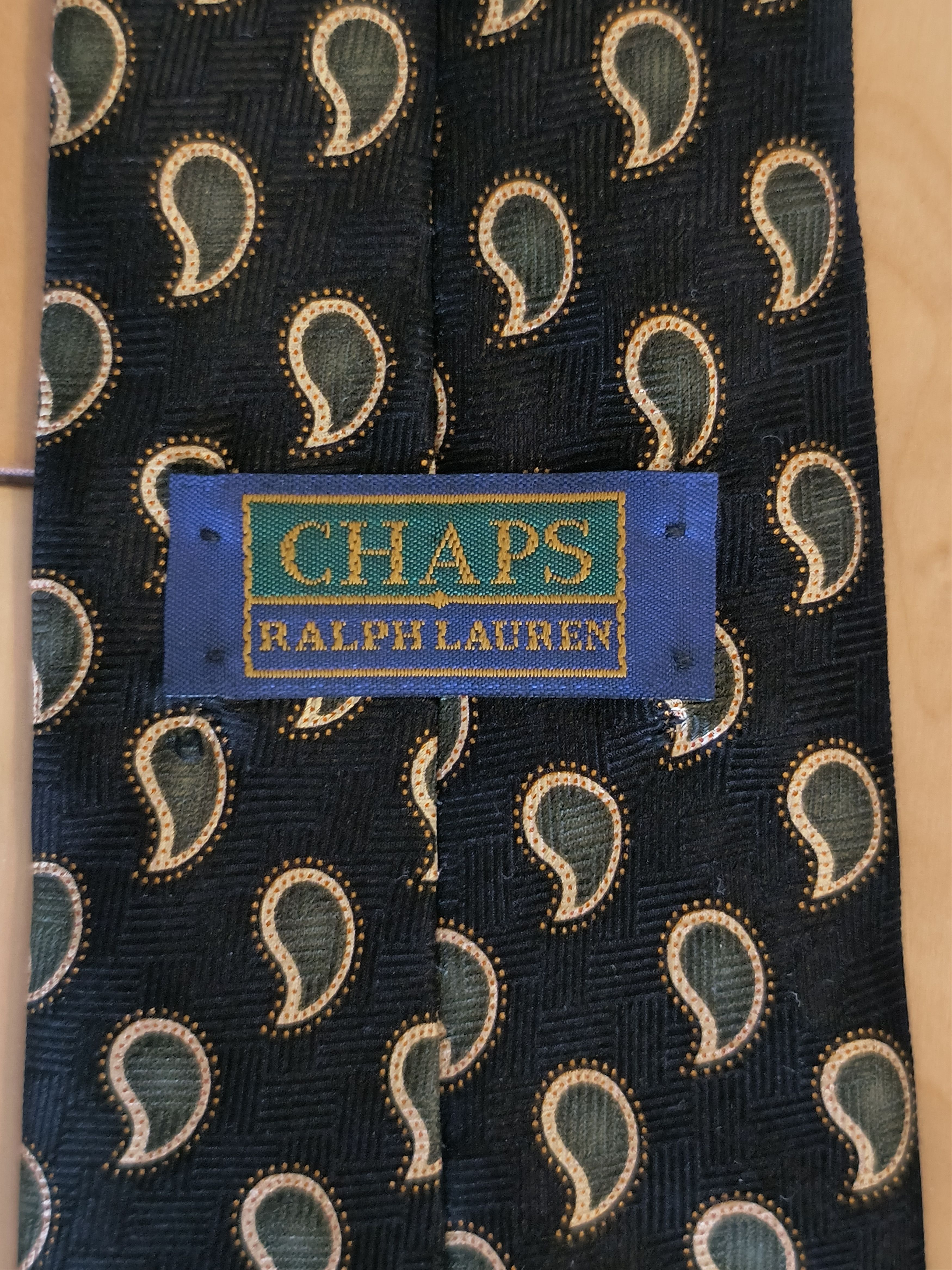 Chaps Ralph Lauren Chaps Ralph Lauren Vintage Silk Tie Size ONE SIZE - 3 Thumbnail