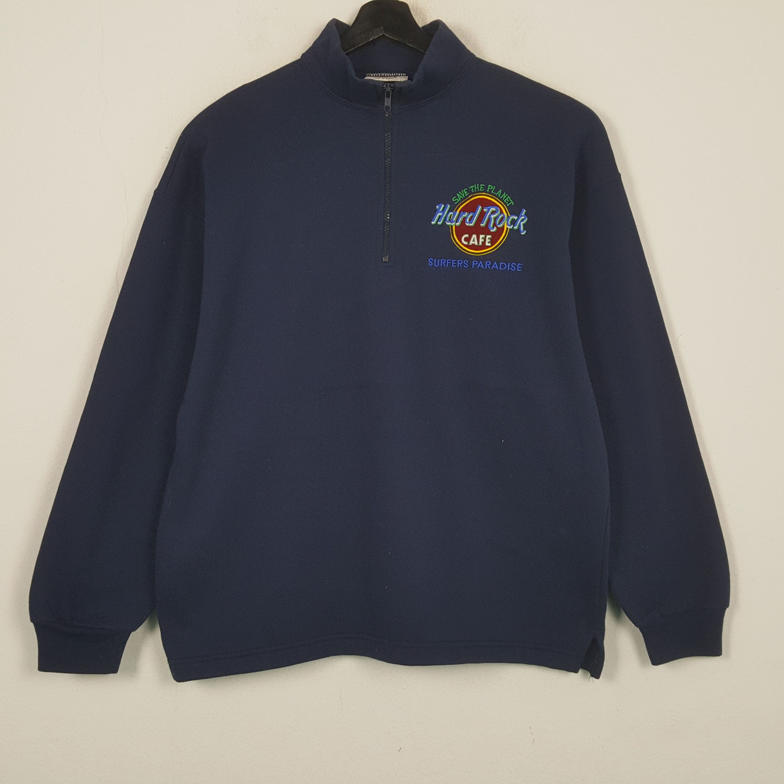 Hard Rock Cafe Hard Rock Cafe Surfers Paradise Half Zipper Sweater RR1 Size US L / EU 52-54 / 3 - 1 Thumbnail