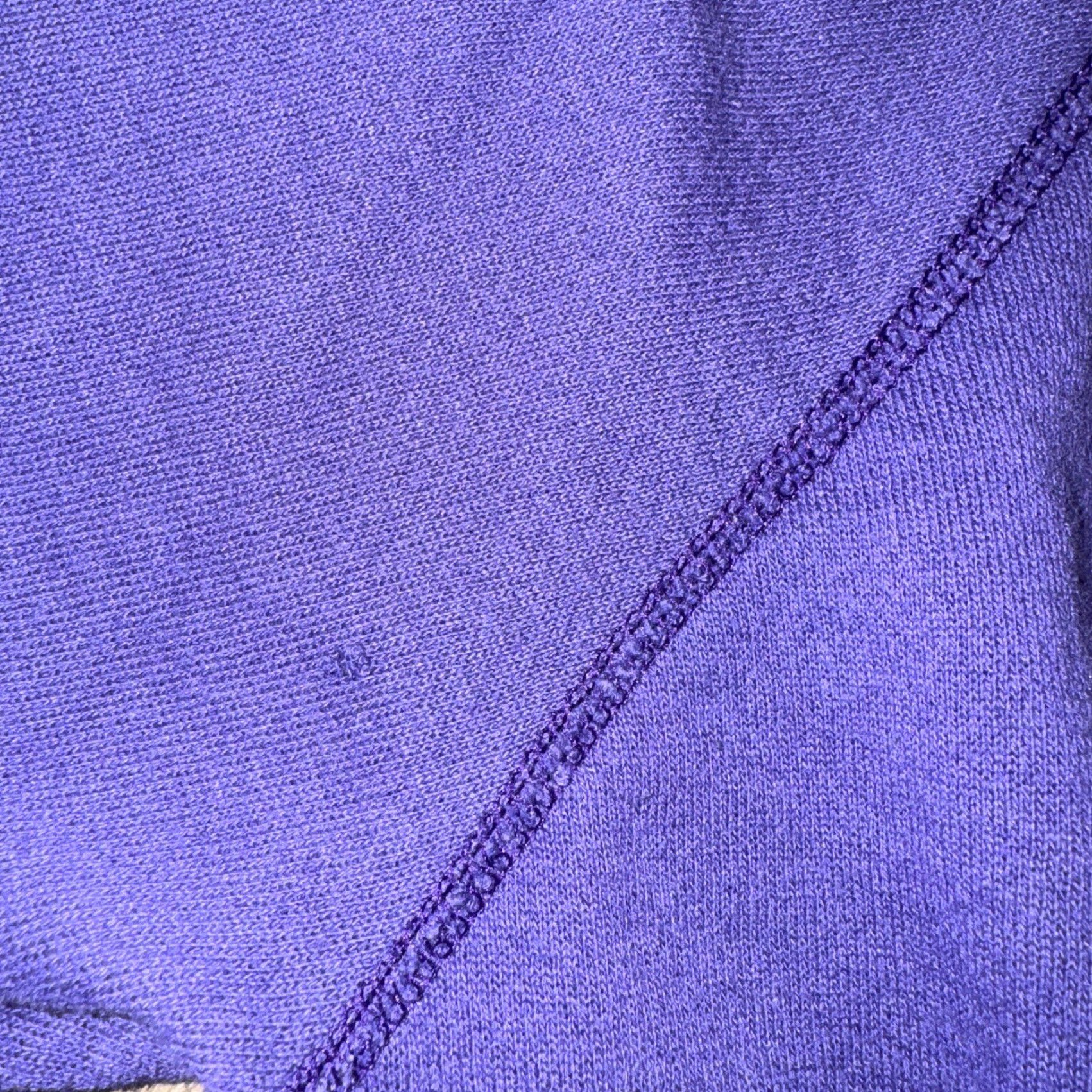 Vintage VINTAGE Tultex Crewneck Sweatshirt XL Purple USA Pullover Men Regular Lightweight 21x14.5 Size US XL / EU 56 / 4 - 3 Thumbnail