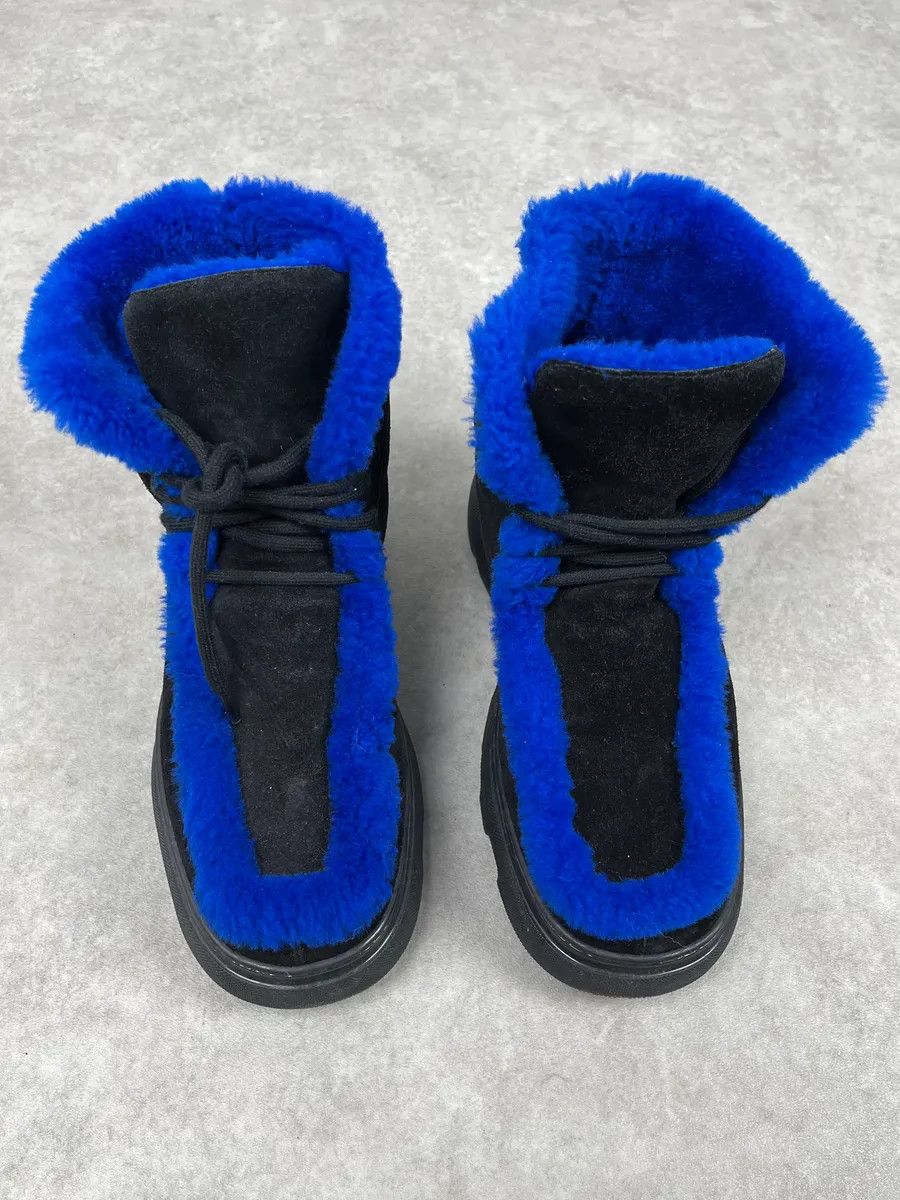 Burberry Burberry Black Suede Shearling Creeper Boots Size US 9 / EU 42 - 4 Thumbnail