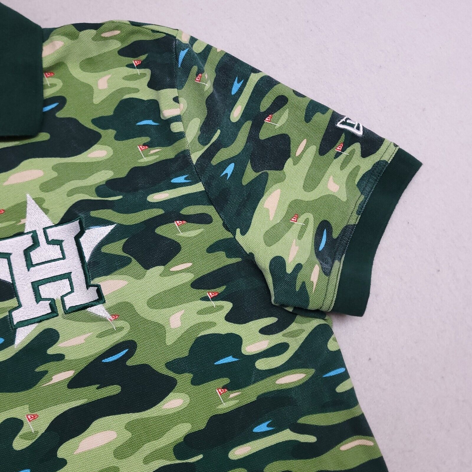 MLB MLB Houston Astros Short Sleeve Polo Shirt Men Size XL Green Size US XL / EU 56 / 4 - 6 Thumbnail