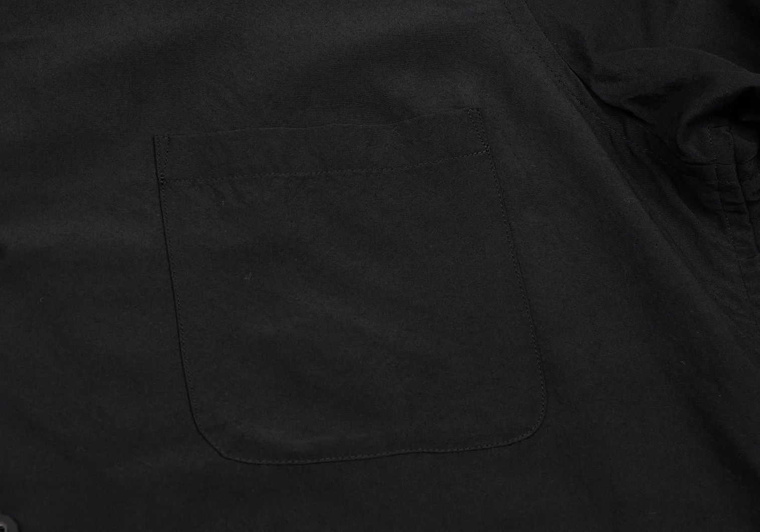 Yohji Yamamoto Yohji Yamamoto Silk Blend Open Collar Shirt Size US L / EU 52-54 / 3 - 5 Thumbnail
