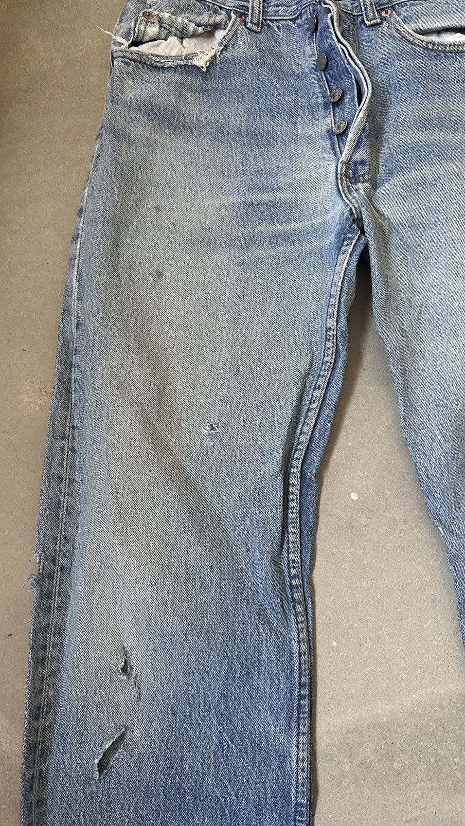 Levi's VINTAGE LEVIS 501 MADE IN USA DENIM PANT Size US 32 / EU 48 - 5 Thumbnail