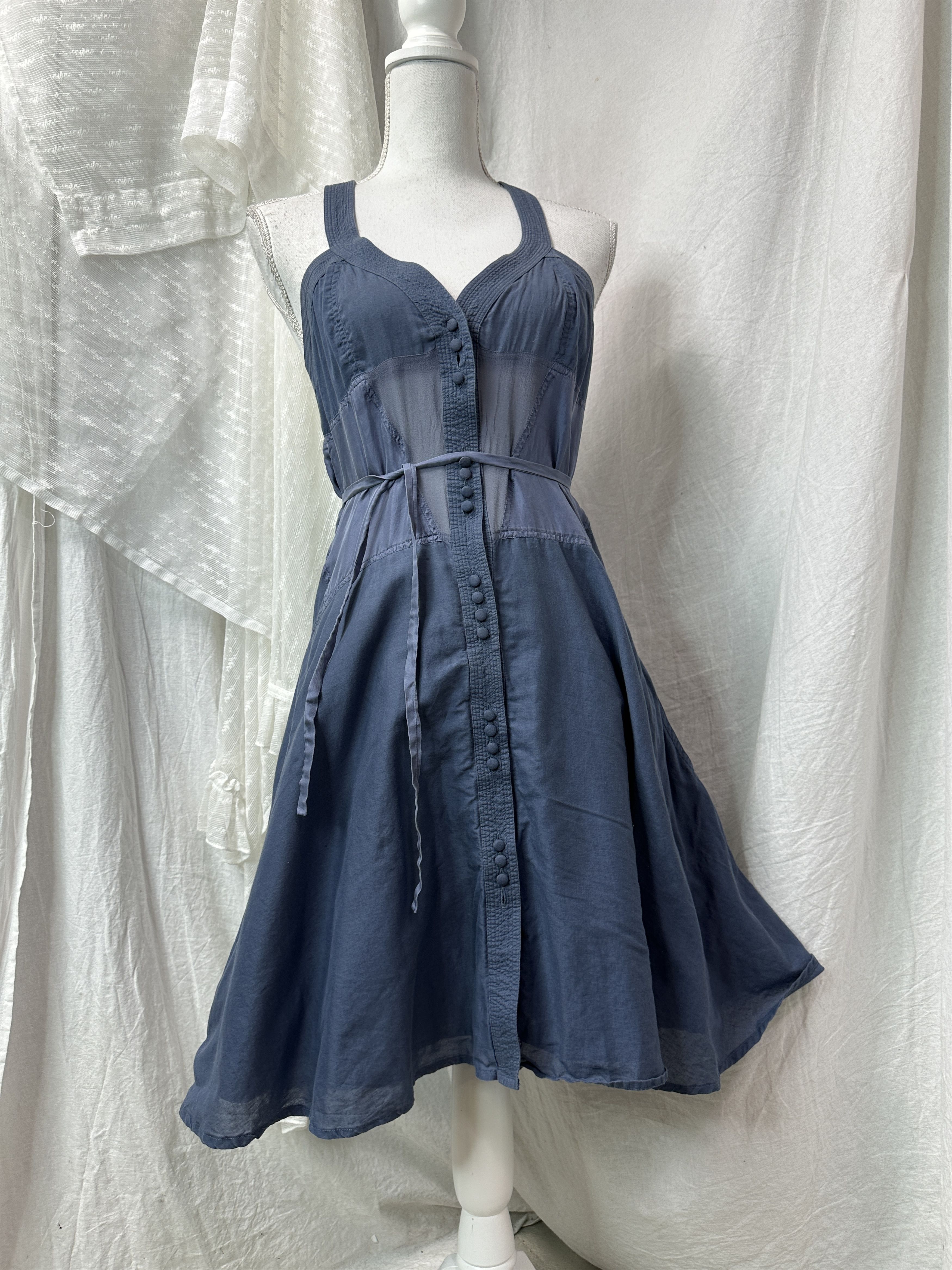Armani Vintage Silk Preppy Old Money Armani Dress Y2K Size S / US 4 / IT 40 - 1 Thumbnail