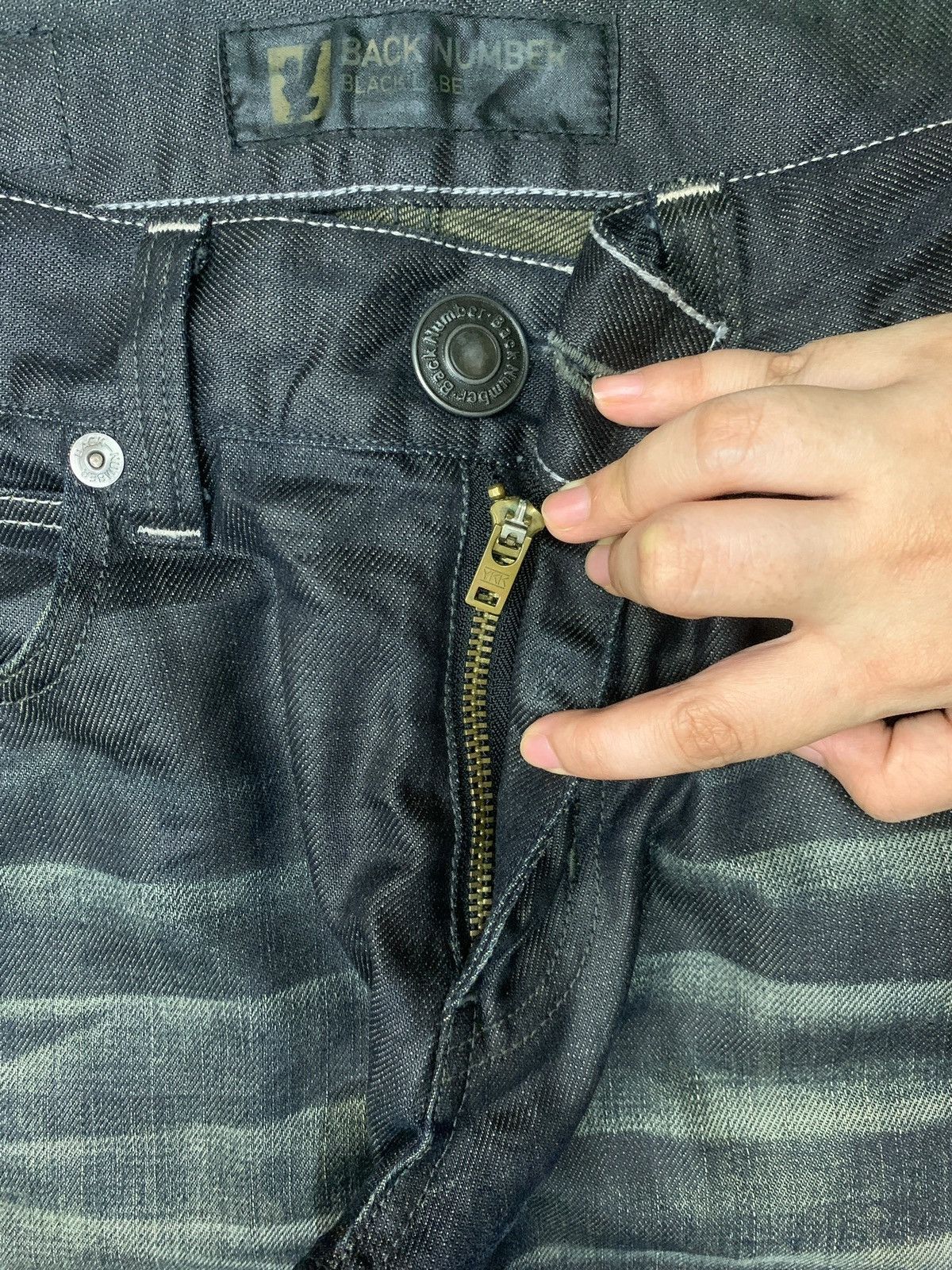 Black Label × Japanese Brand Vintage Japanese Brand Black Label Faded Jeans Size US 29 - 3 Thumbnail