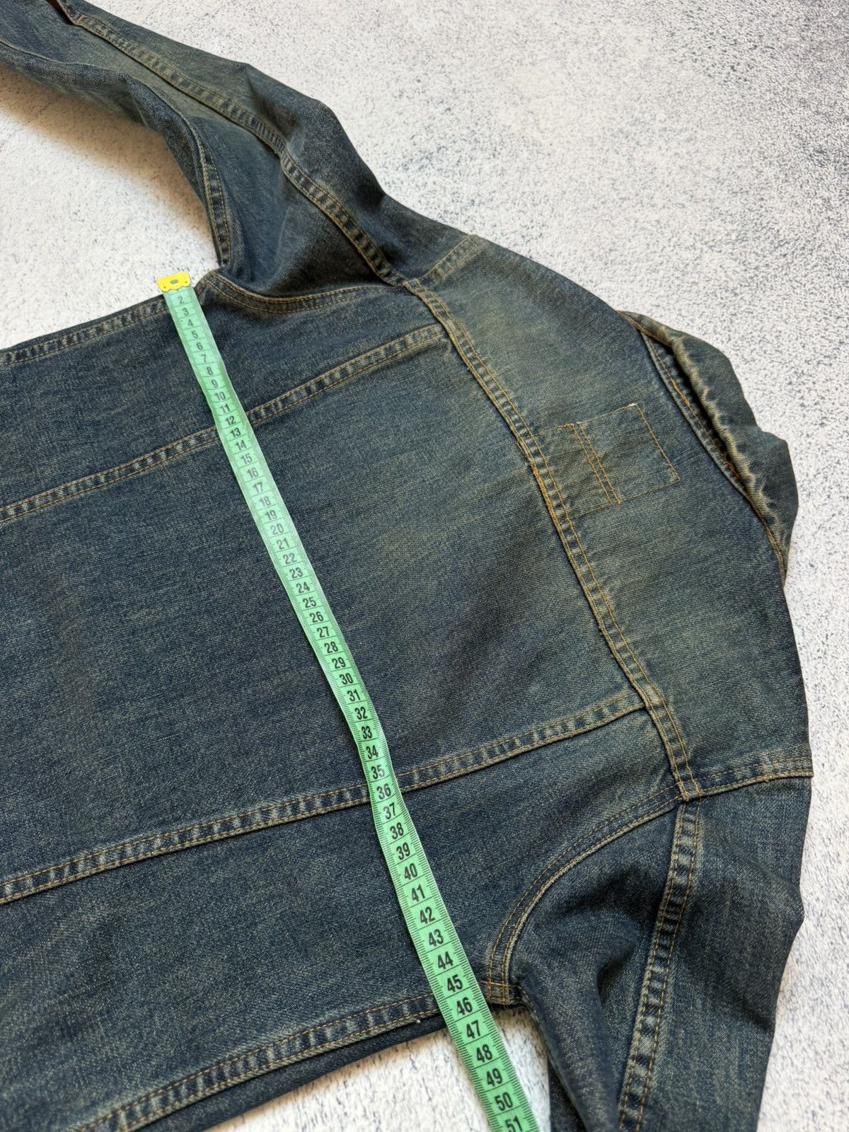 Helmut Lang Helmut Lang Archive Dark Denim Trucker Jacket Vintage 90s Size M / US 6-8 / IT 42-44 - 19 Thumbnail