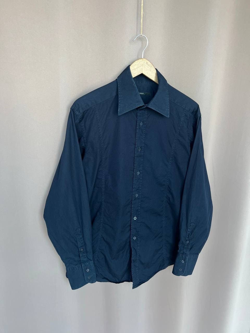 Gucci Gucci Black Button Up Shirt Mens Size 41/16 or M/L Luxury Size US M / EU 48-50 / 2 - 5 Thumbnail