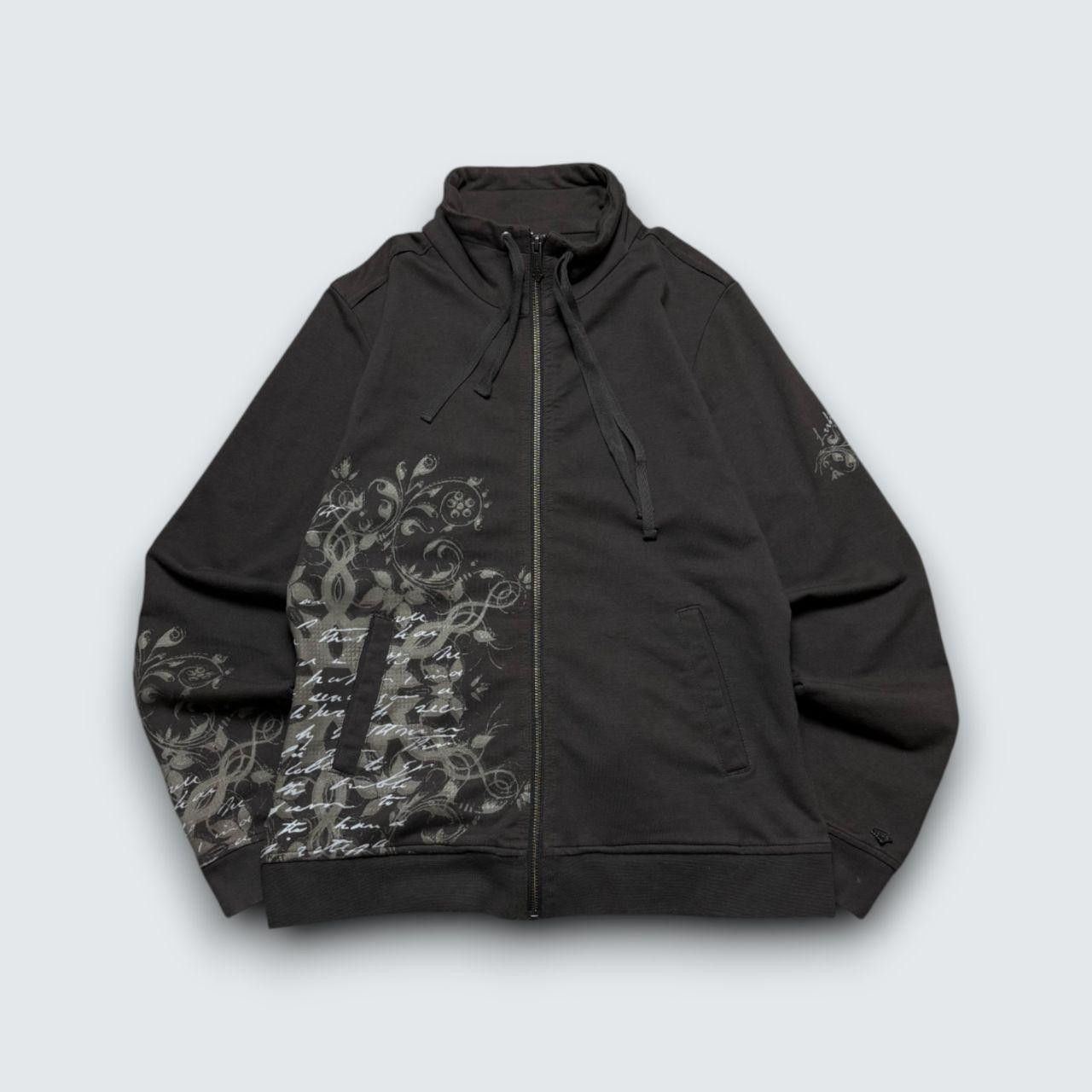 Japanese Brand 00s Zip-up Sweatshirt Brown M Size US M / EU 48-50 / 2 - 1 Thumbnail