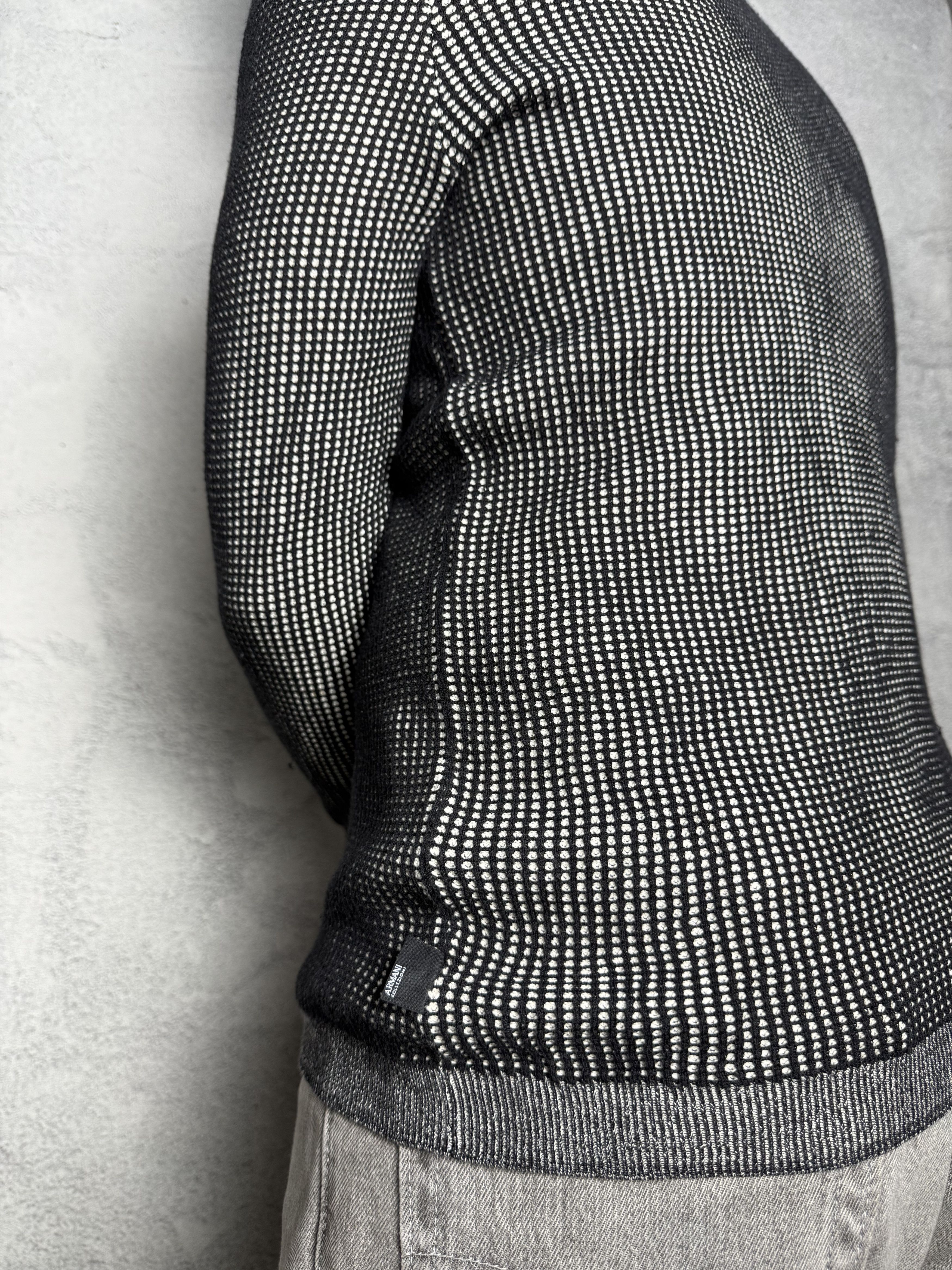 Armani Collezioni Mesh Knit Sweater Jumper