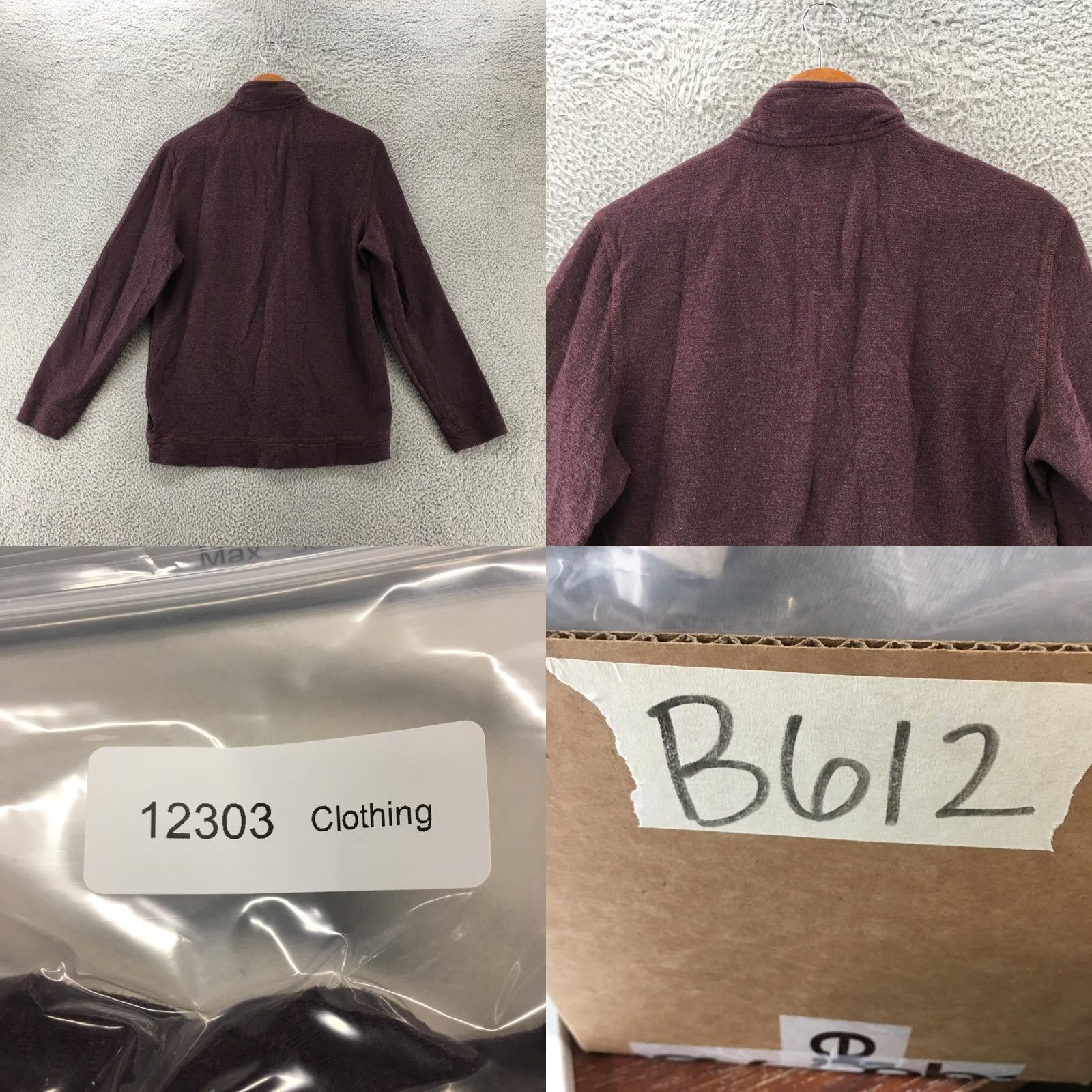 Calvin Klein Calvin Klein Jeans Quarter Zip Sweater Womens Medium Purple Long Sleeve Pullover Size M / US 6-8 / IT 42-44 - 8 Thumbnail