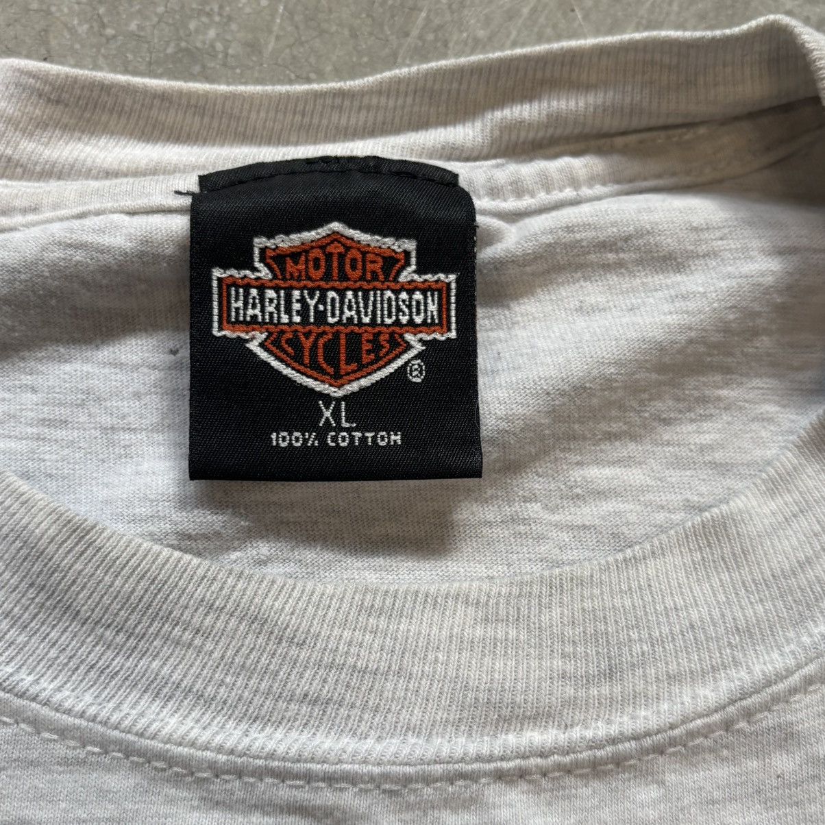 Harley Davidson Vintage Harley-Davidson Hawaii Sharks Motorcycle Club Tee Size US XL / EU 56 / 4 - 3 Thumbnail