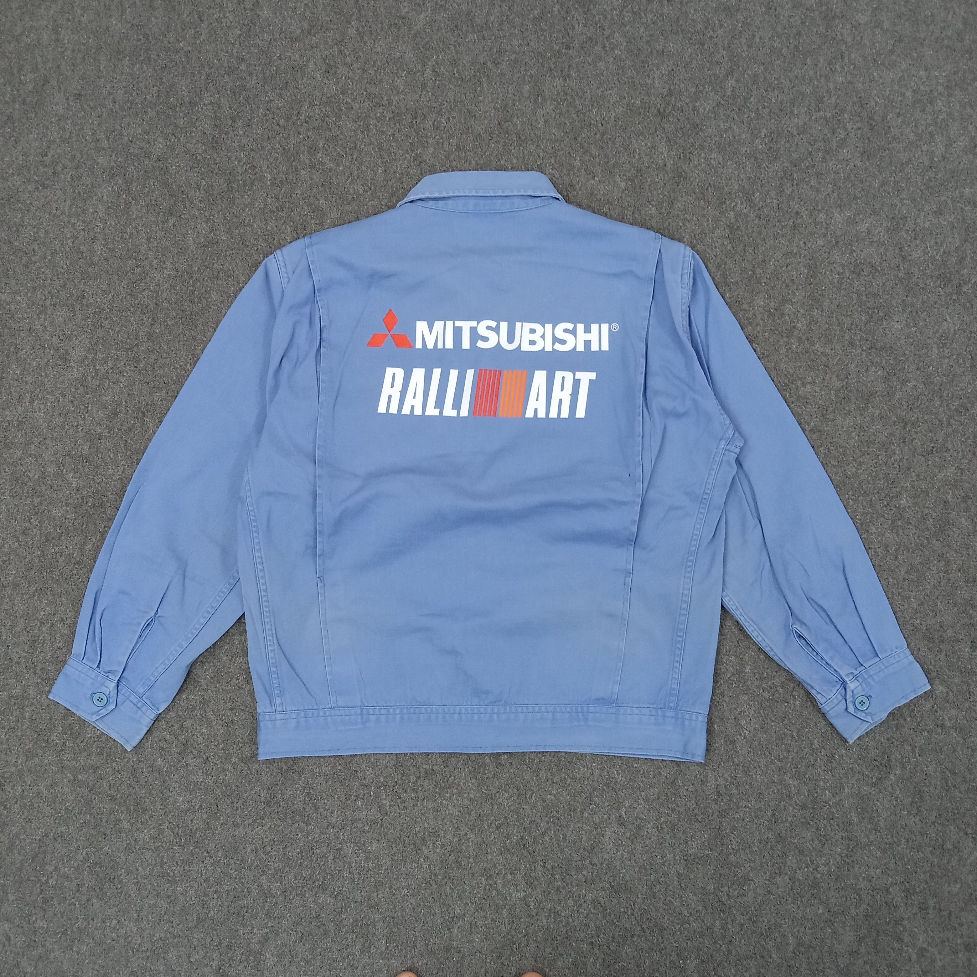 Japanese Brand × Vintage Mitsubishi Ralli Art Japanese Racing Jacket C218N30 Size US M / EU 48-50 / 2 - 1 Thumbnail