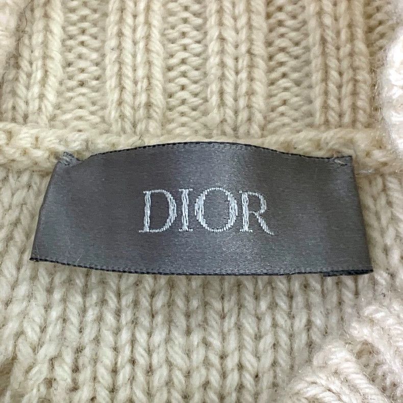 Dior Dior Beige CD letter embroidery cashmere turtleneck long sl Size US XL / EU 56 / 4 - 6 Thumbnail