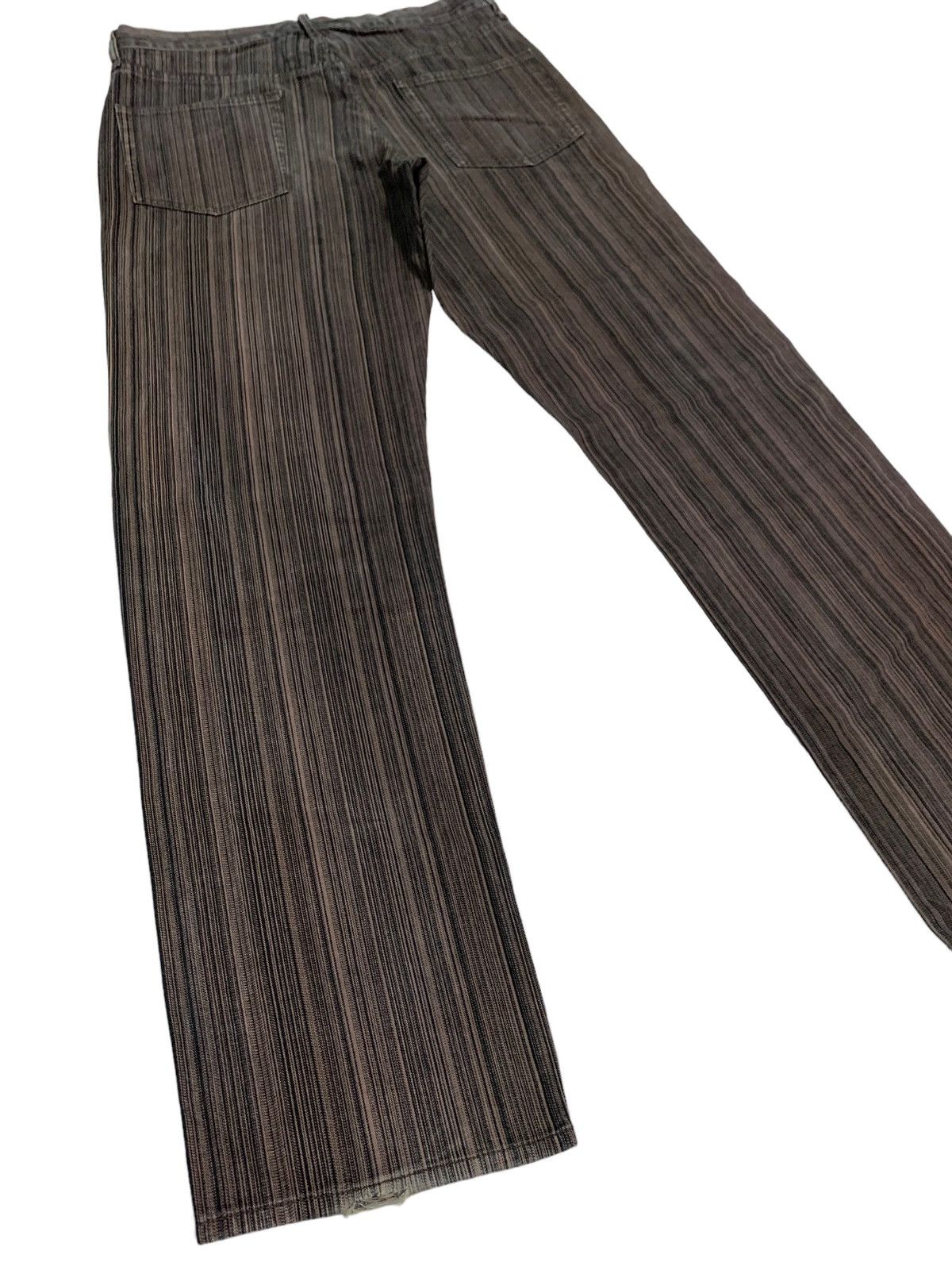 Japanese Brand 🔥Rare Vintage Stripes Trouser Japanese Brand Size US 32 / EU 48 - 4 Thumbnail