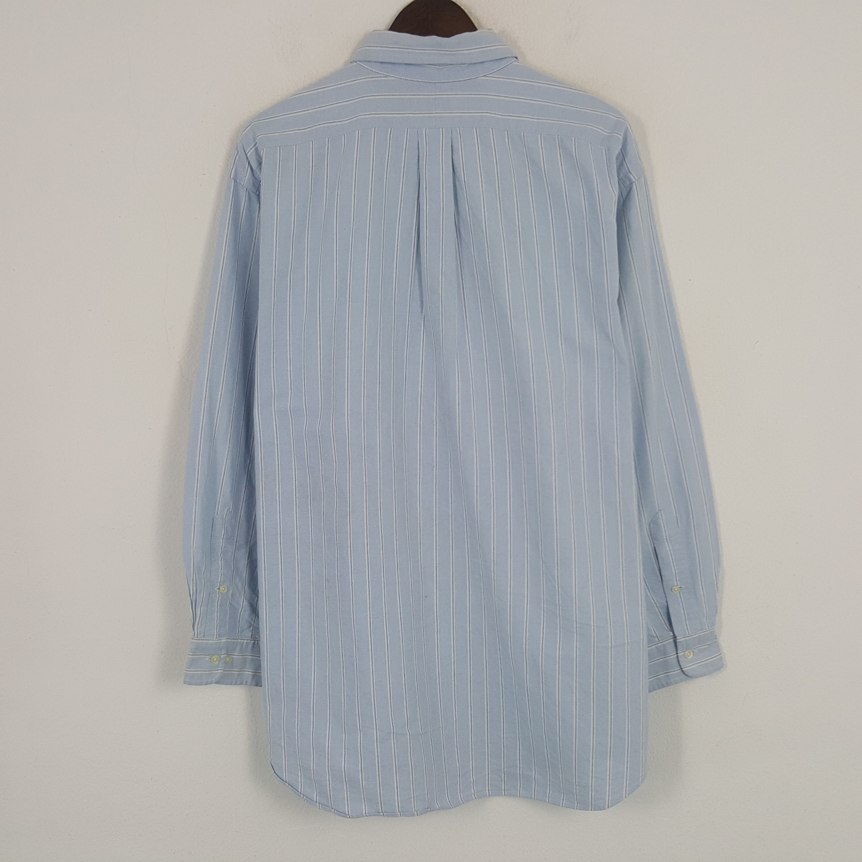 Ralph Lauren × Vintage Vintage Ralph Lauren Classic Fit Striped Button Up Shirt Size US M / EU 48-50 / 2 - 3 Thumbnail