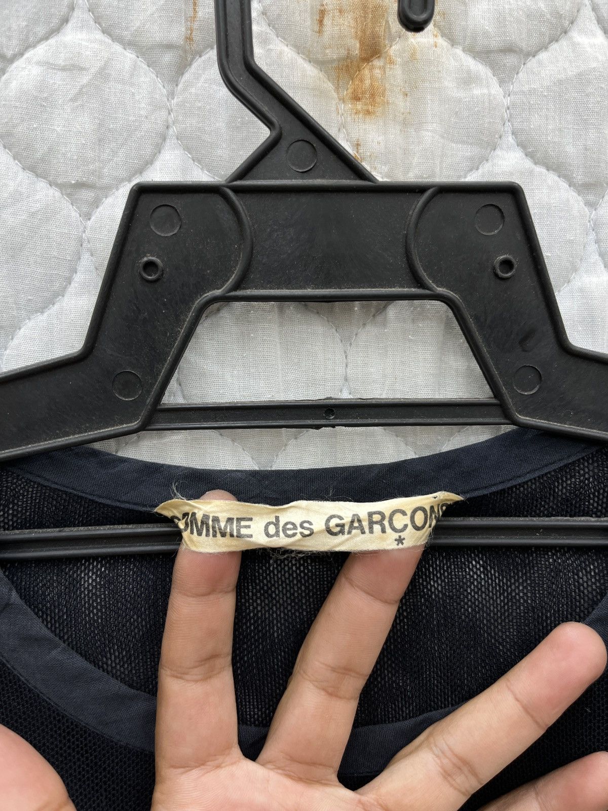 Comme des Garcons 🔥🔥🔥STEALS VTG COMME DES GARCONS MESH TEES Size US L / EU 52-54 / 3 - 7 Thumbnail