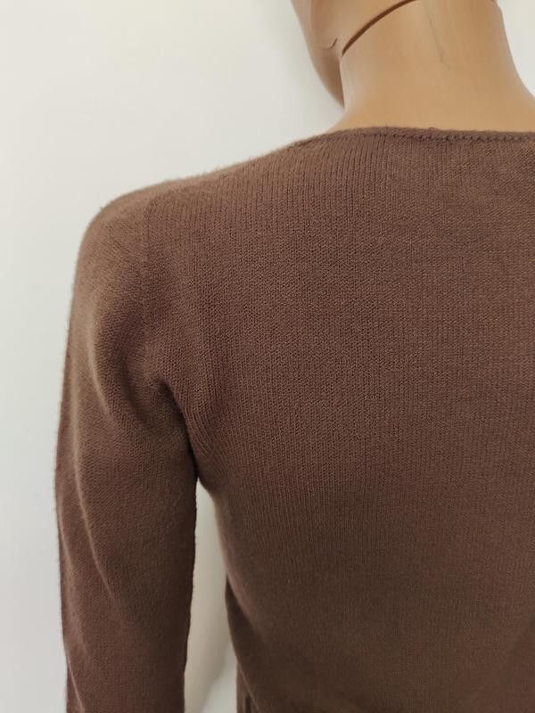 Designer Cacao Jumper Knitwear Openwork sz M Size M / US 6-8 / IT 42-44 - 6 Thumbnail