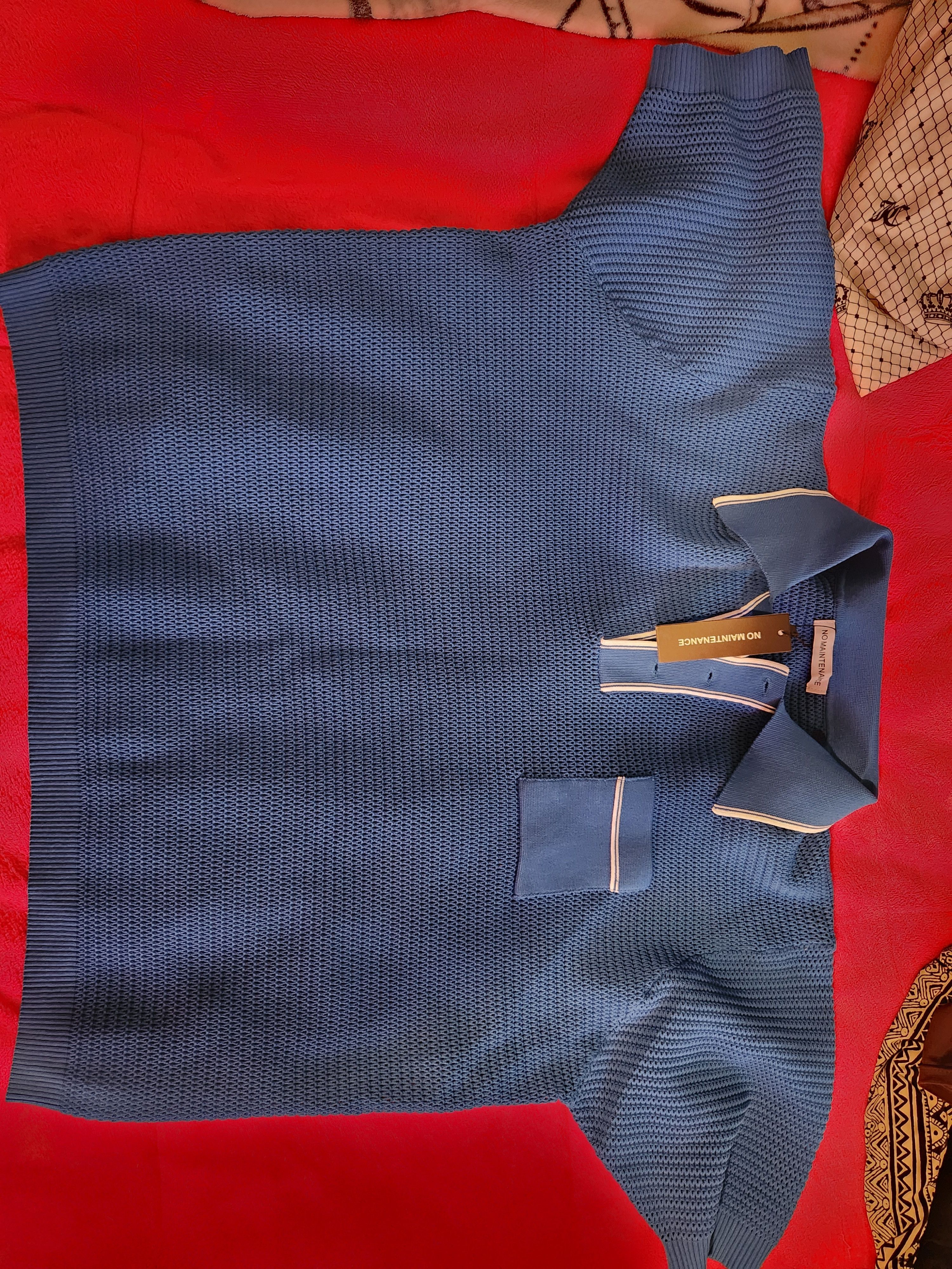 No Maintenance Knit Polo Size US XXL / EU 58 / 5 - 1 Thumbnail