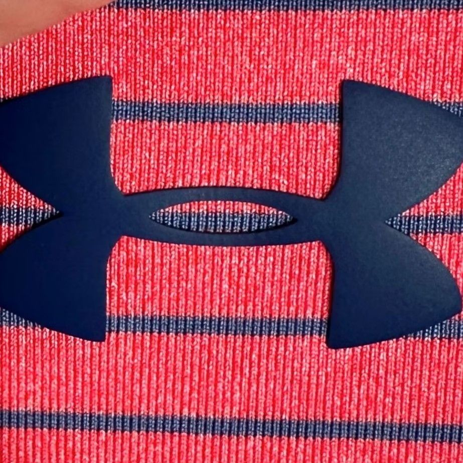 Under Armour Under Armour Polo Shirt Mens Small Red Navy HeatGear Loose Golf Rugby Stretch Size US S / EU 44-46 / 1 - 6 Thumbnail