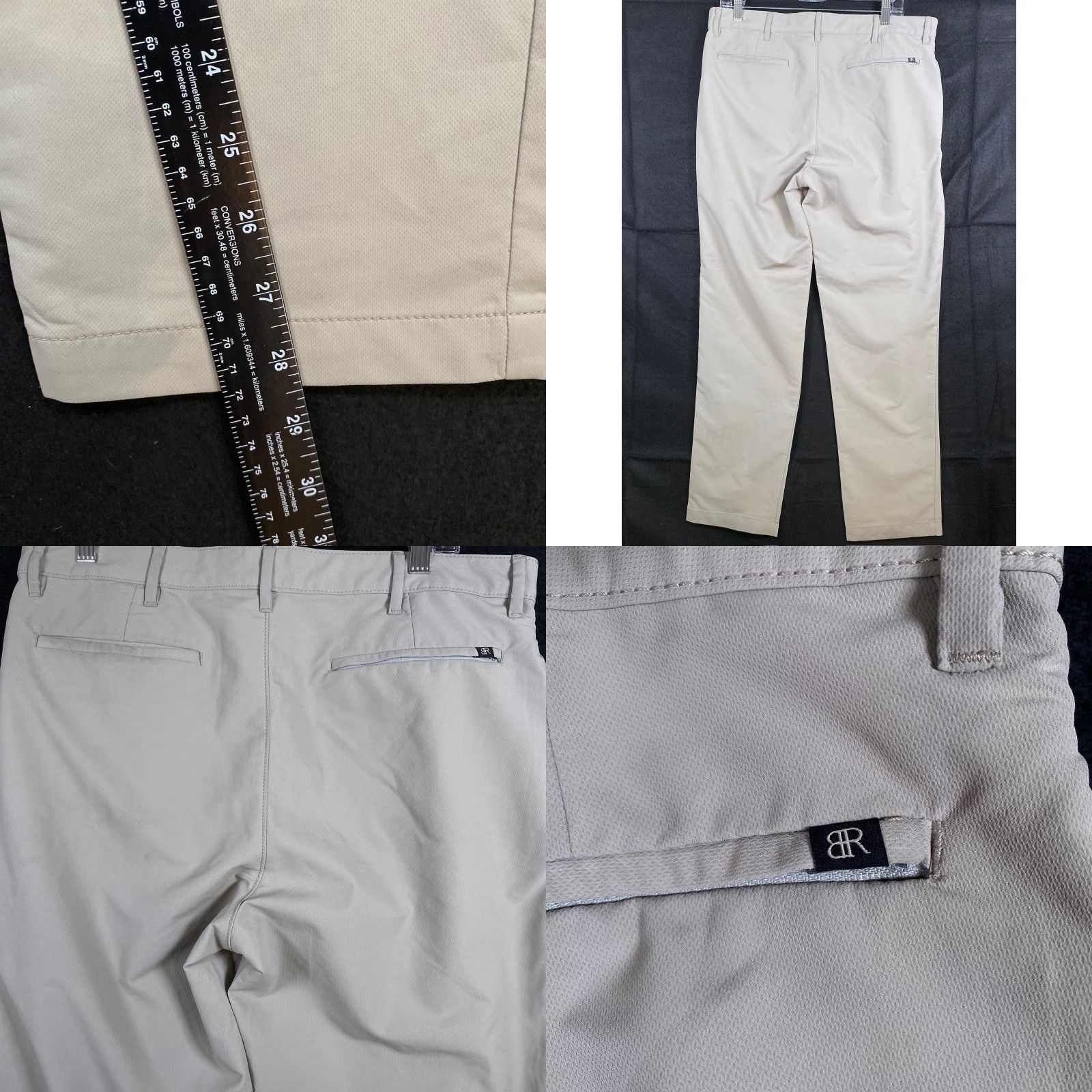 Banana Republic Banana Republic Mens Pants Tan Golf Athletic Straight Leg Stretch 34x30 34x28 Plaid Rain Pants Workwear Casual Size US 34 / EU 50 - 8 Thumbnail