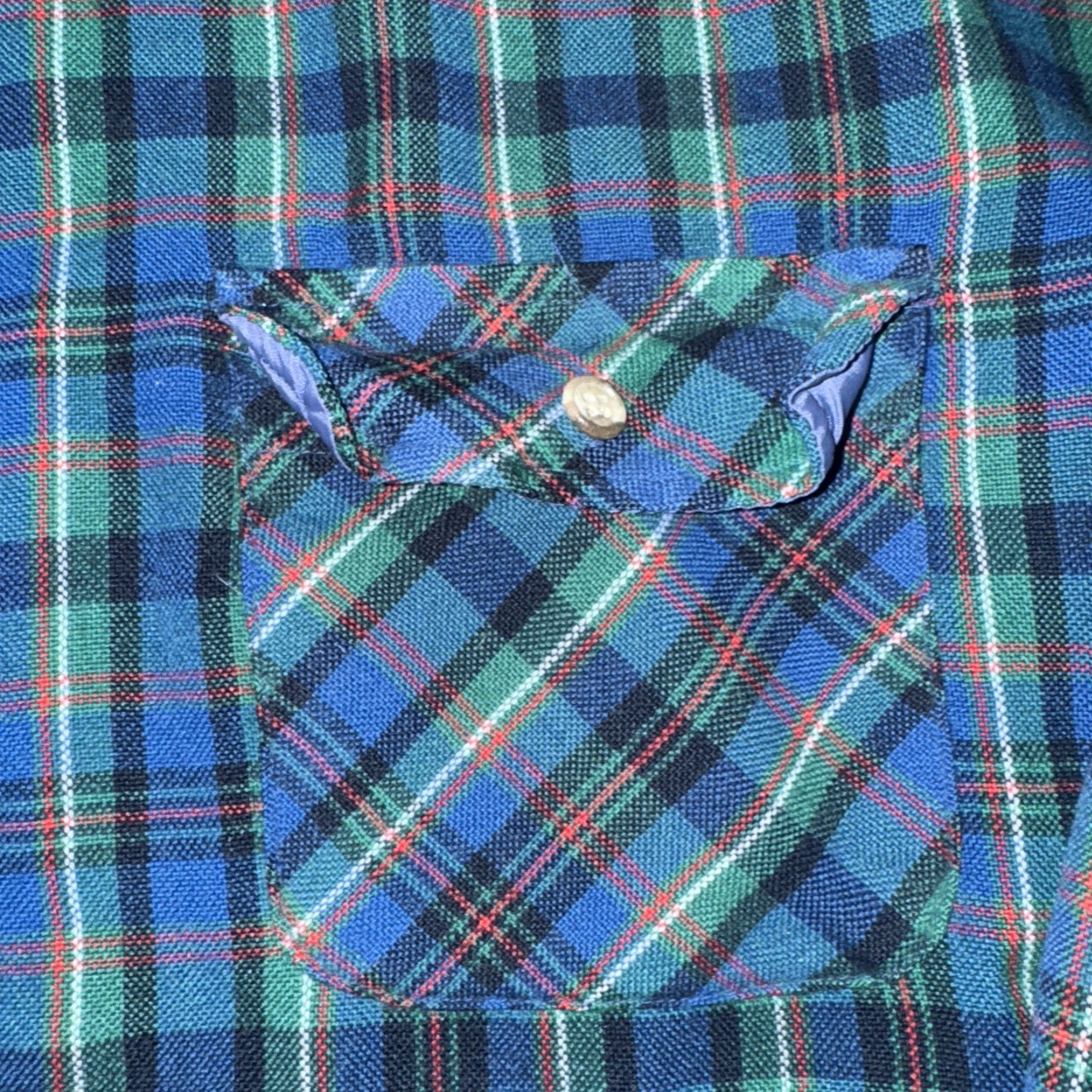 High Sierra VINTAGE High Sierra Shirt XL Men Blue Plaid Flannel Button-Up Long Sleeve 90s Outdoor Workwear Size US XL / EU 56 / 4 - 2 Thumbnail