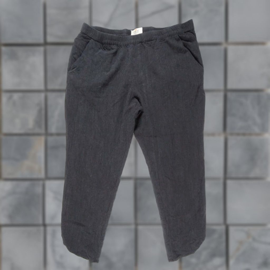 Marine Layer Marine Layer Women’s Allison Pants Casual Trousers Regular Fit Black Large Spandex Tencel Ankle 25in Inseam Mens? Women? (Gender: Womens) Size 36" / US 14 / IT 50 - 1 Thumbnail