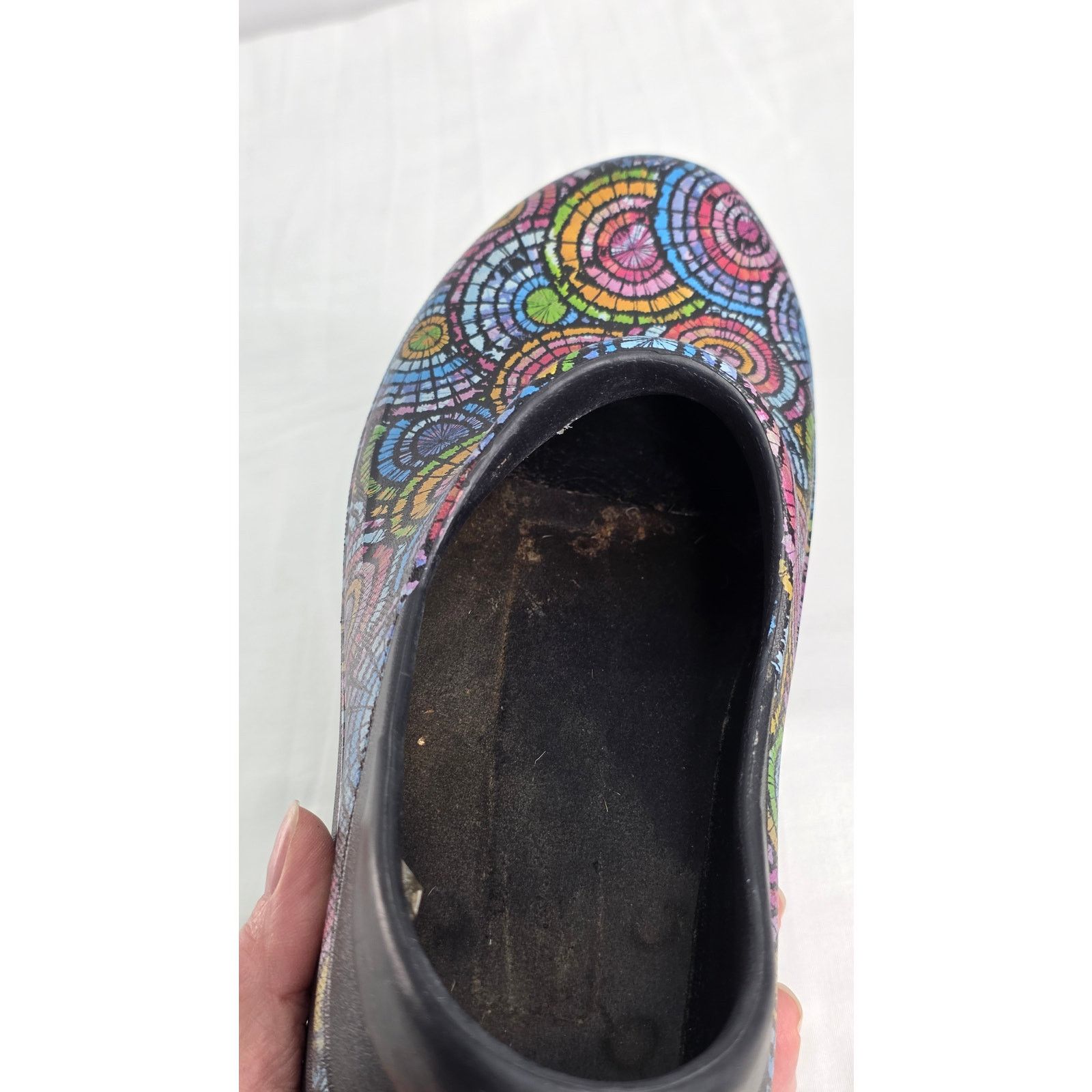 Crocs Crocs Neria Pro II Multi Colored Abstract Slip On Clogs Size US 9 / IT 39 - 7 Thumbnail
