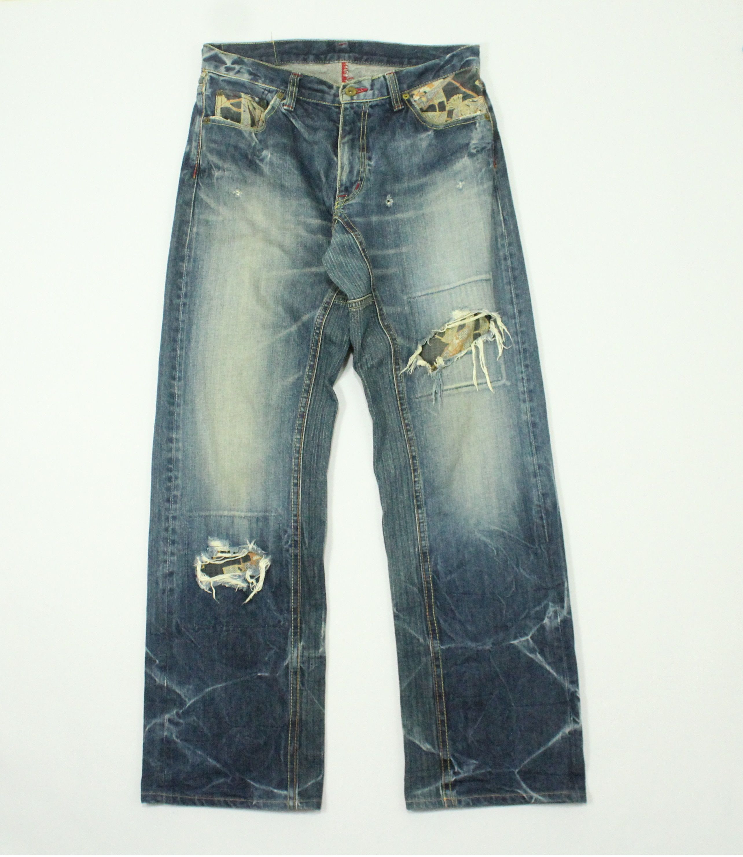Eternal ETERNAL Denim Distressed Grunge Kapital Style Visvim Size US 32 / EU 48 - 1 Thumbnail