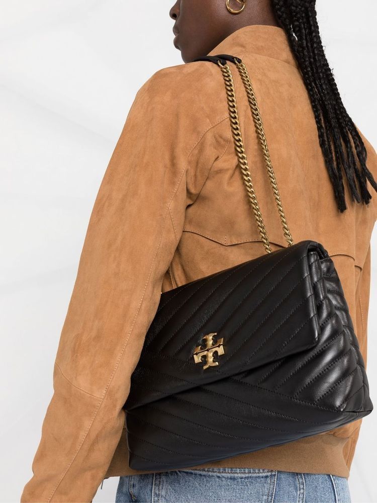 Tory Burch o1s22i1n1024 Size: OS / Small Kira Shoulder Bag in Black Size ONE SIZE - 3 Thumbnail