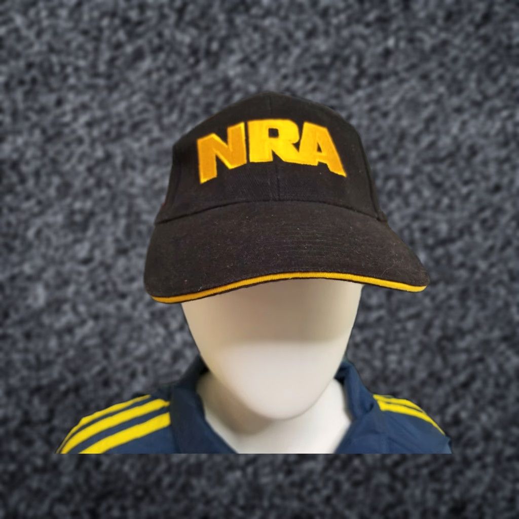 Vintage NRA Hat Cap National Rifle Association Strapback USA Flag Size ONE SIZE - 1 Thumbnail